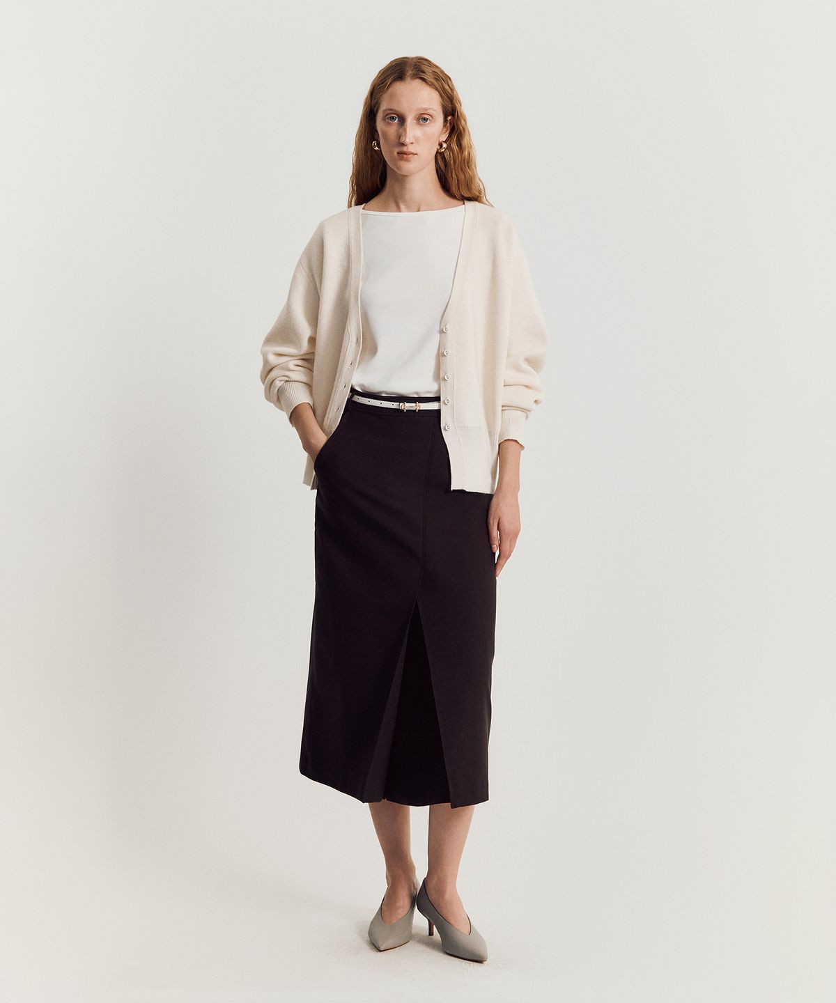 메이버유(MAYVERU) Dore wool cardigan _ Ivory