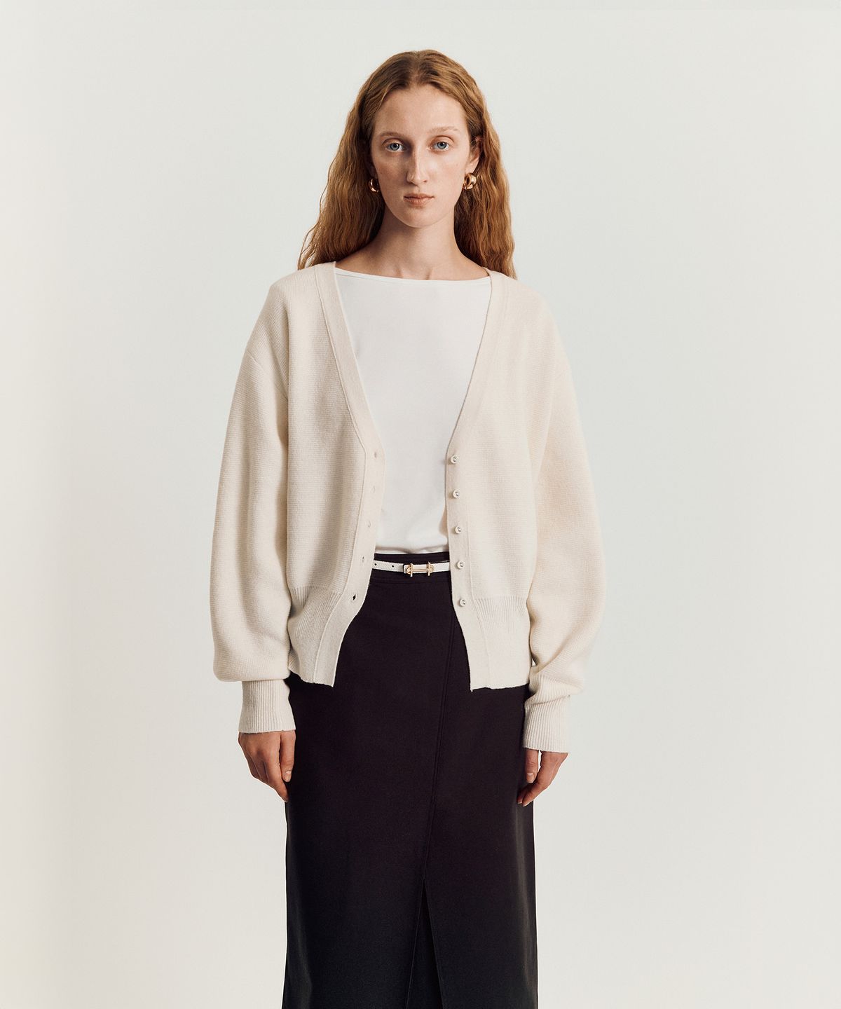 메이버유(MAYVERU) Dore wool cardigan _ Ivory