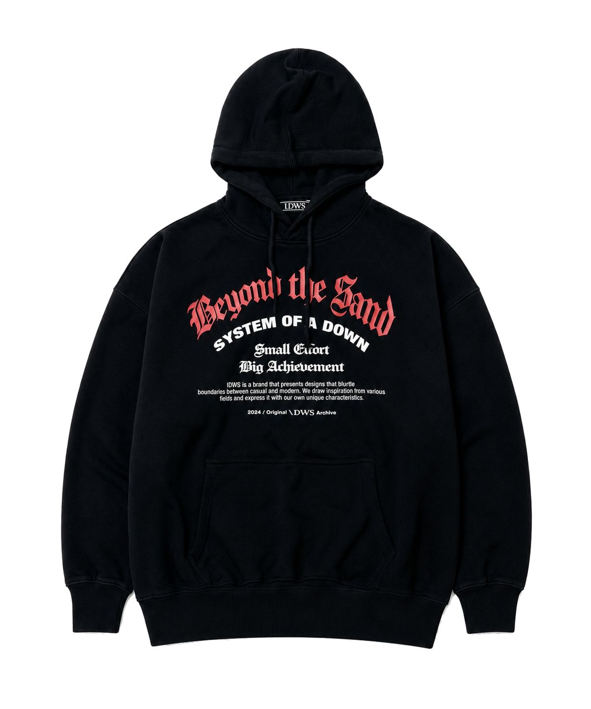아이돈워너셀(IDWS) System Down Hoodie Black