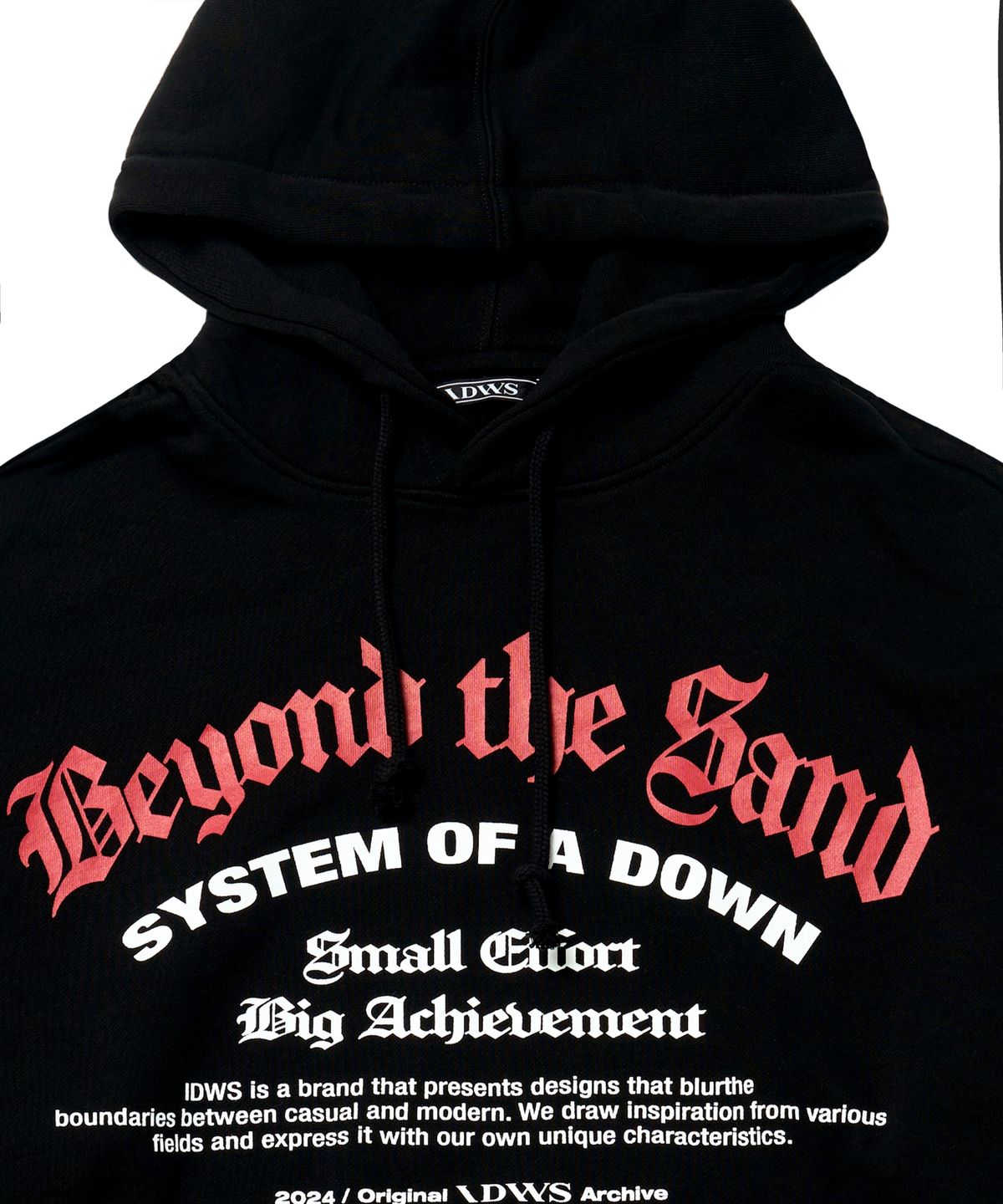 아이돈워너셀(IDWS) System Down Hoodie Black