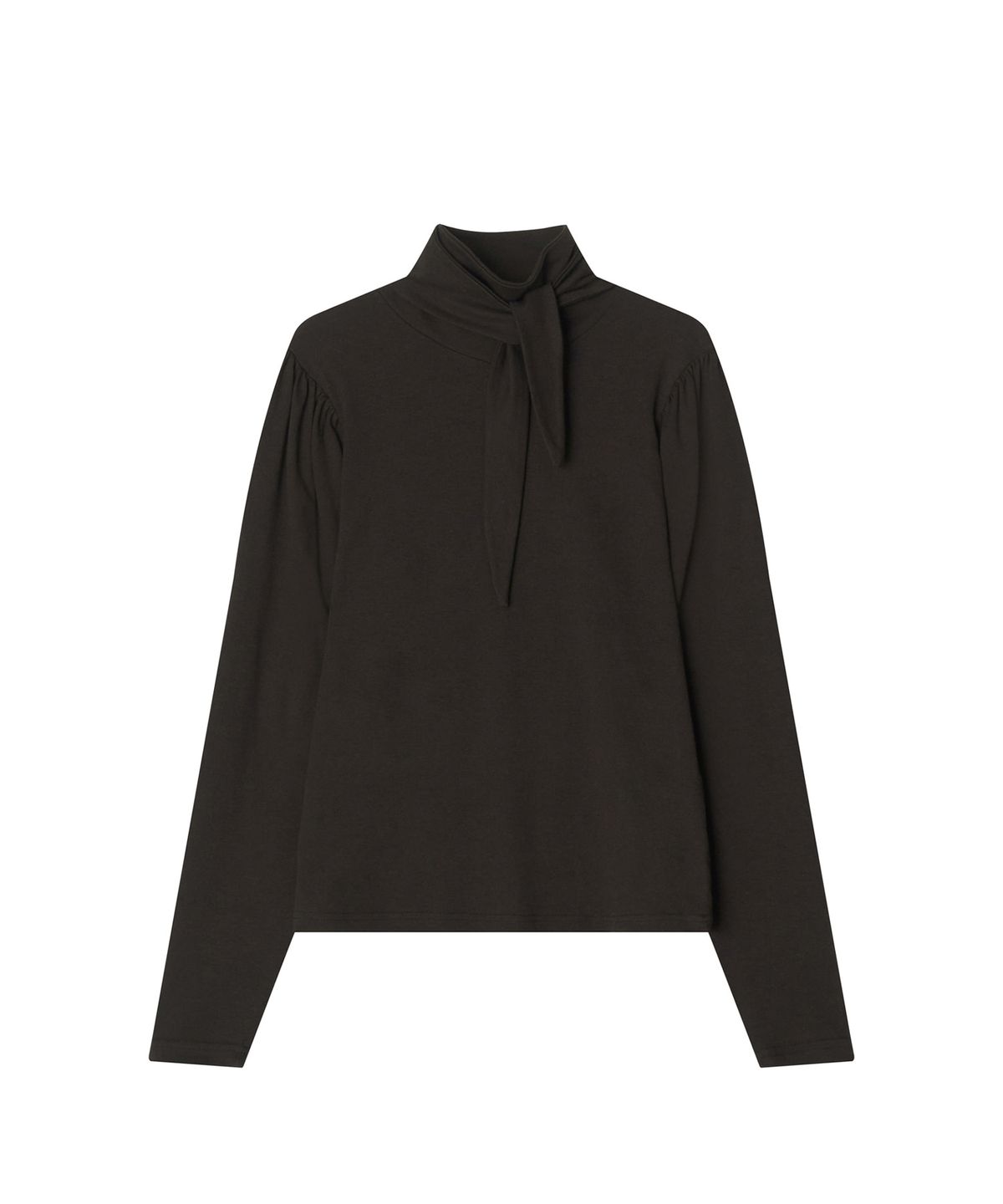 메이버유(MAYVERU) Linge tie t-shirt _ Brown