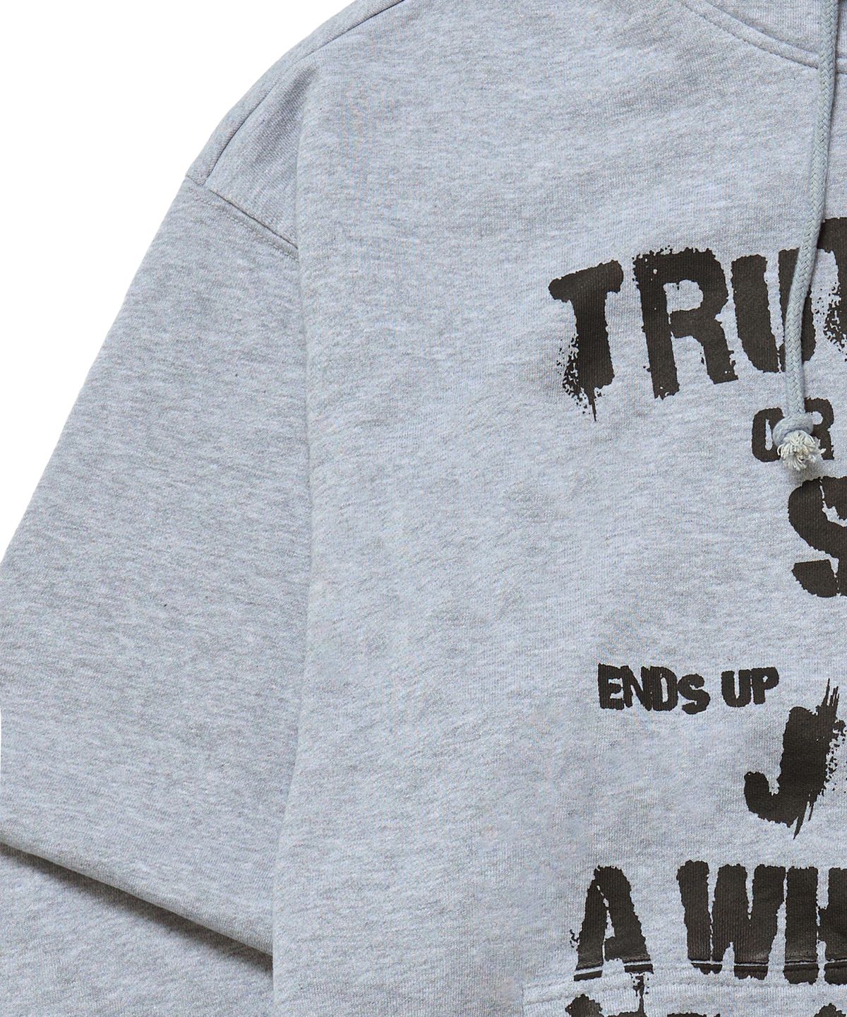 아이돈워너셀(IDWS) Truth Social Hoodie Gray