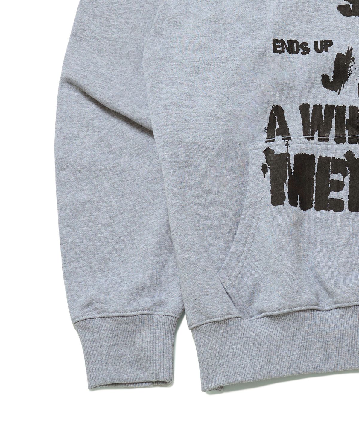 아이돈워너셀(IDWS) Truth Social Hoodie Gray