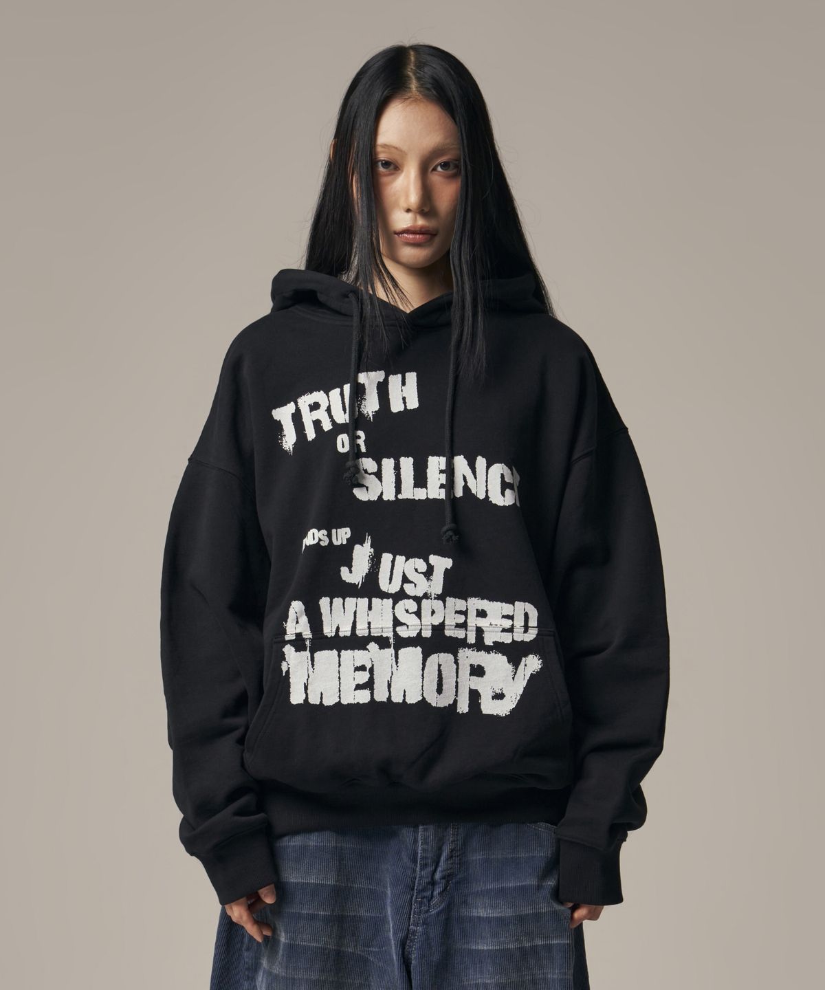 아이돈워너셀(IDWS) Truth Social Hoodie Black
