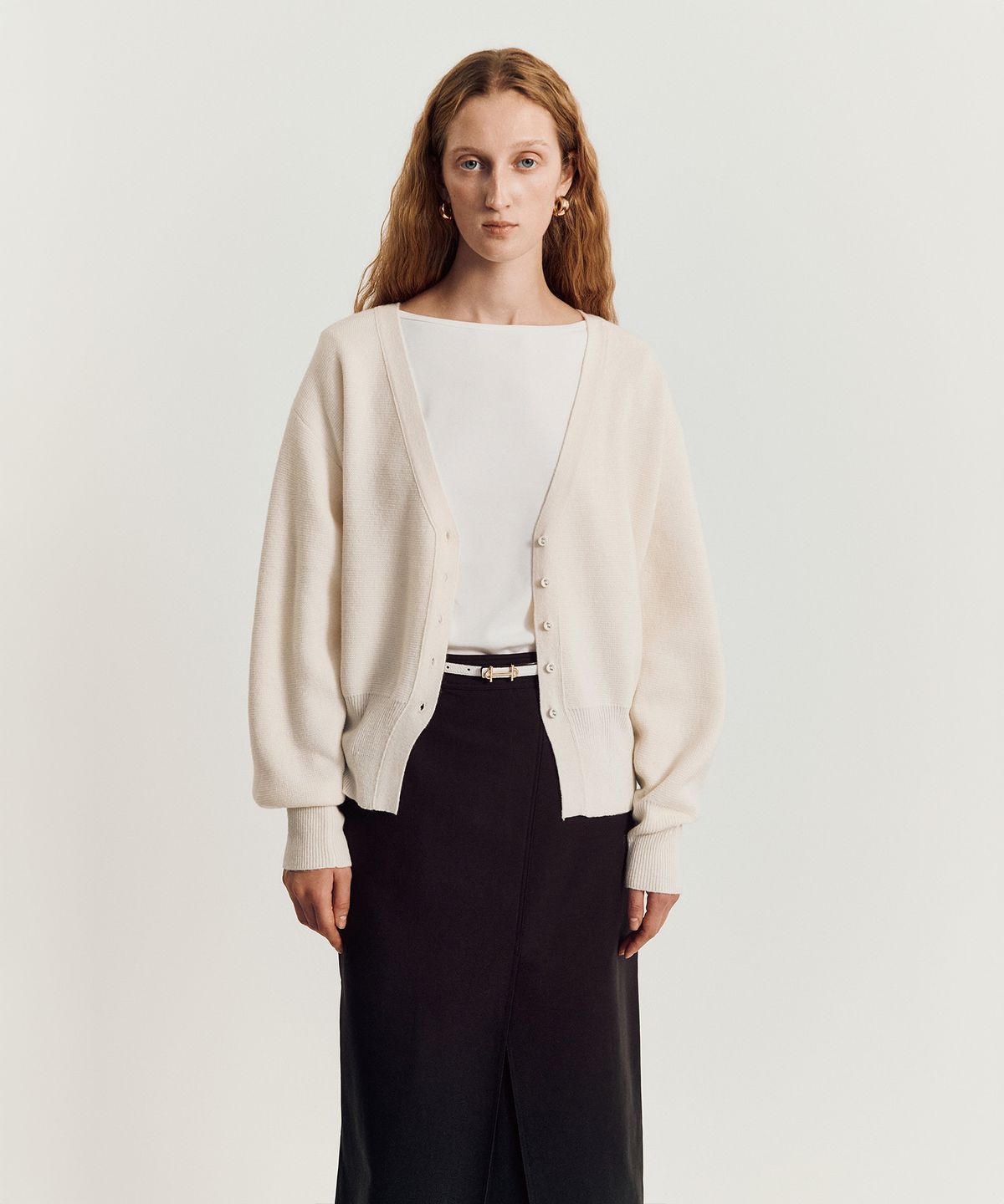 메이버유(MAYVERU) Batto boat Neck T-shirt _ White