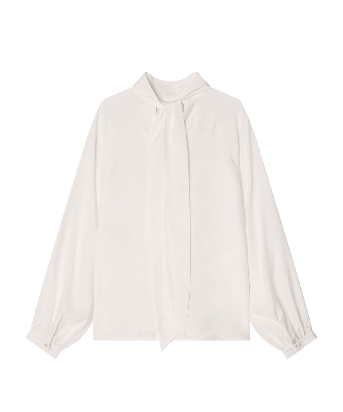 메이버유(MAYVERU) Leila Tie Blouse _ Ivory