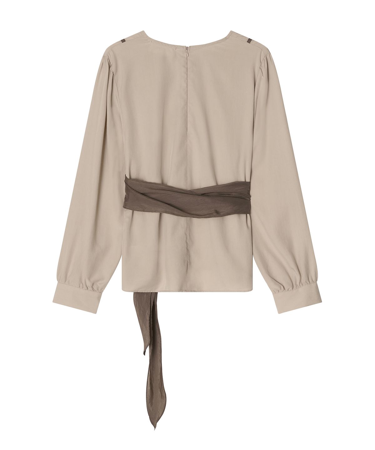 메이버유(MAYVERU) Helia Bustier Blouse _ Beige