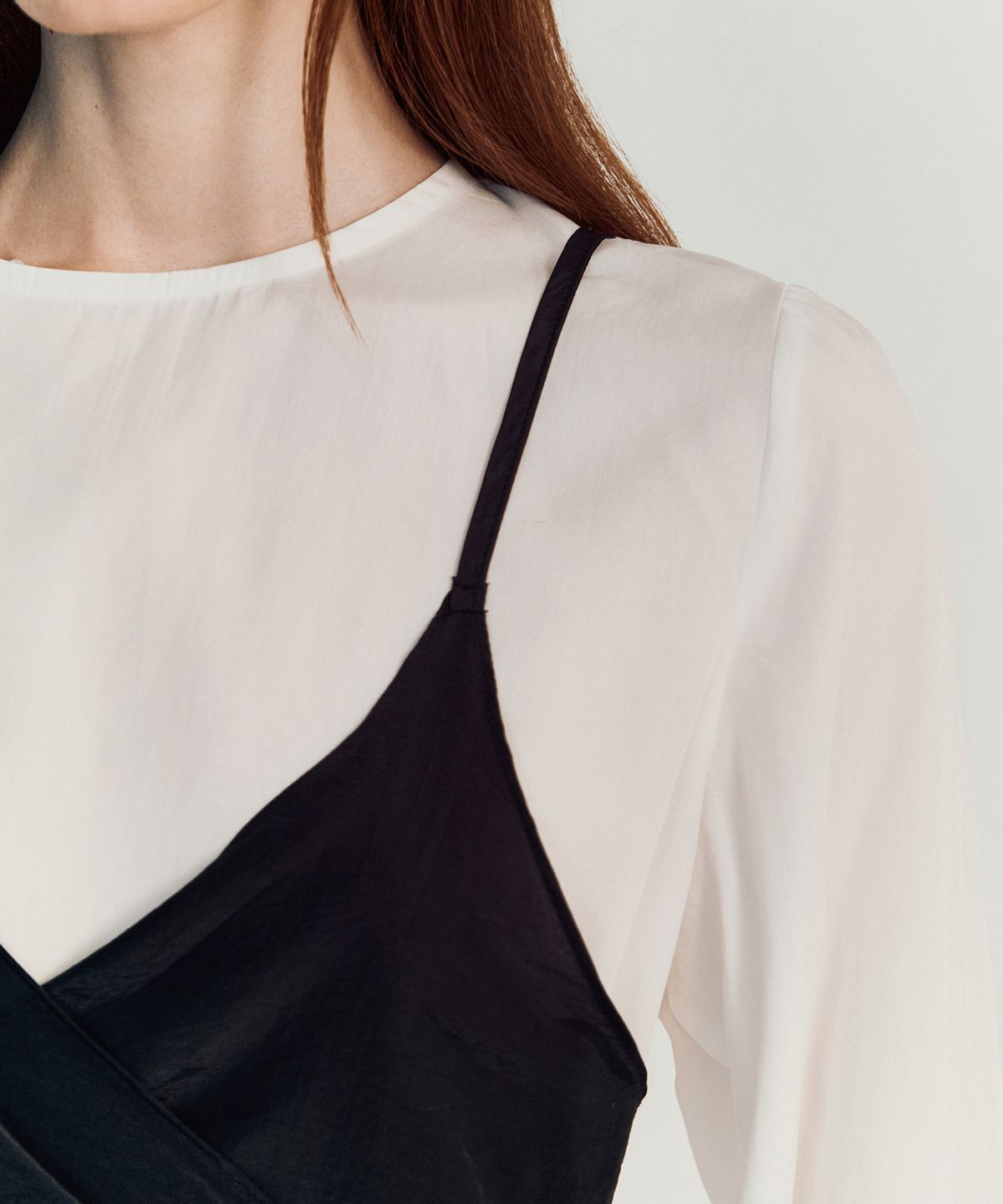 메이버유(MAYVERU) Helia Bustier Blouse _ Ivory