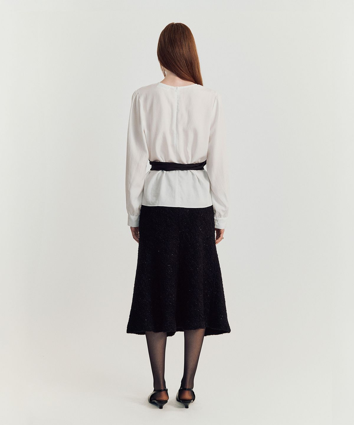 메이버유(MAYVERU) Helia Bustier Blouse _ Ivory