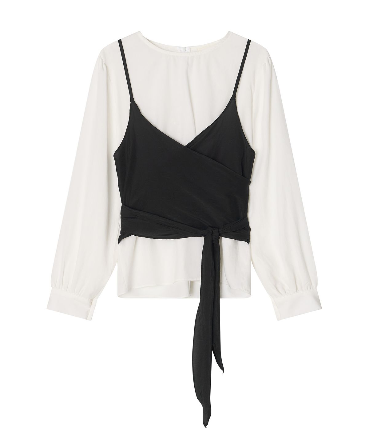 메이버유(MAYVERU) Helia Bustier Blouse _ Ivory