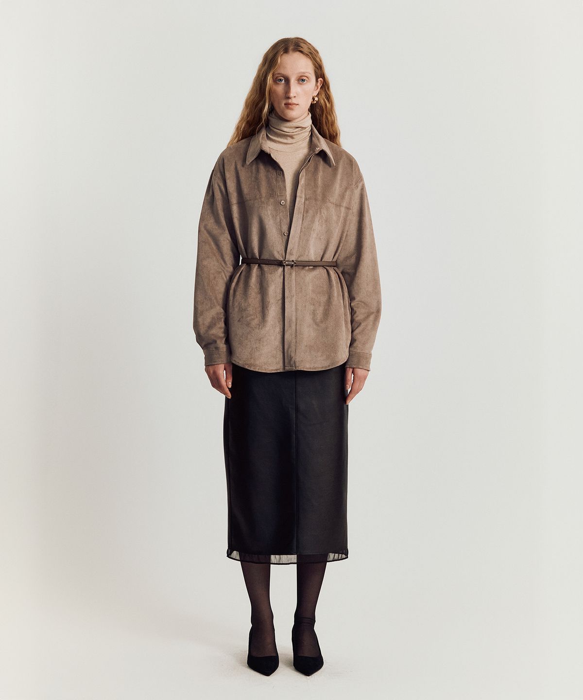 메이버유(MAYVERU) Geta Suede Jacket _ Brown