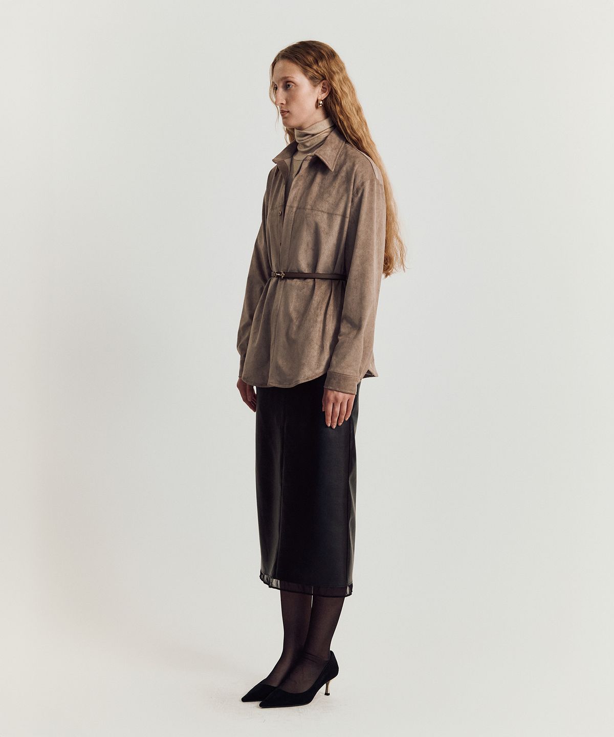 메이버유(MAYVERU) Geta Suede Jacket _ Brown