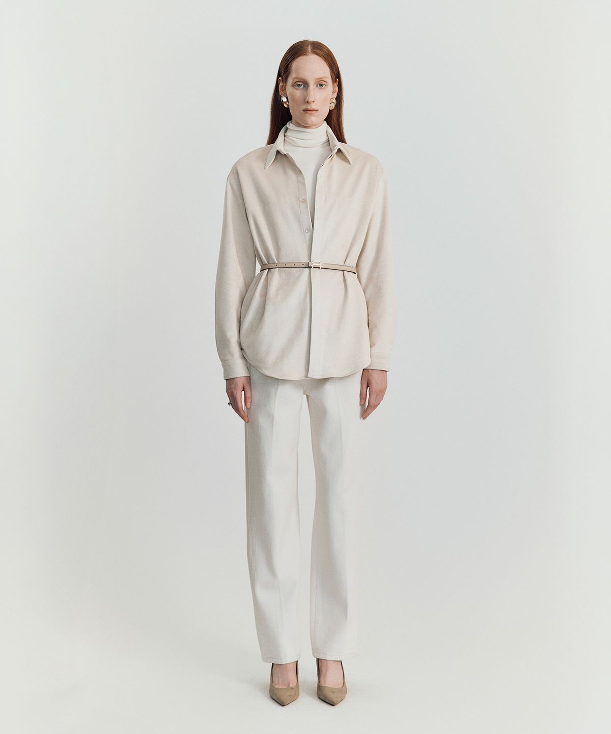 메이버유(MAYVERU) Geta Suede Jacket _ Cream