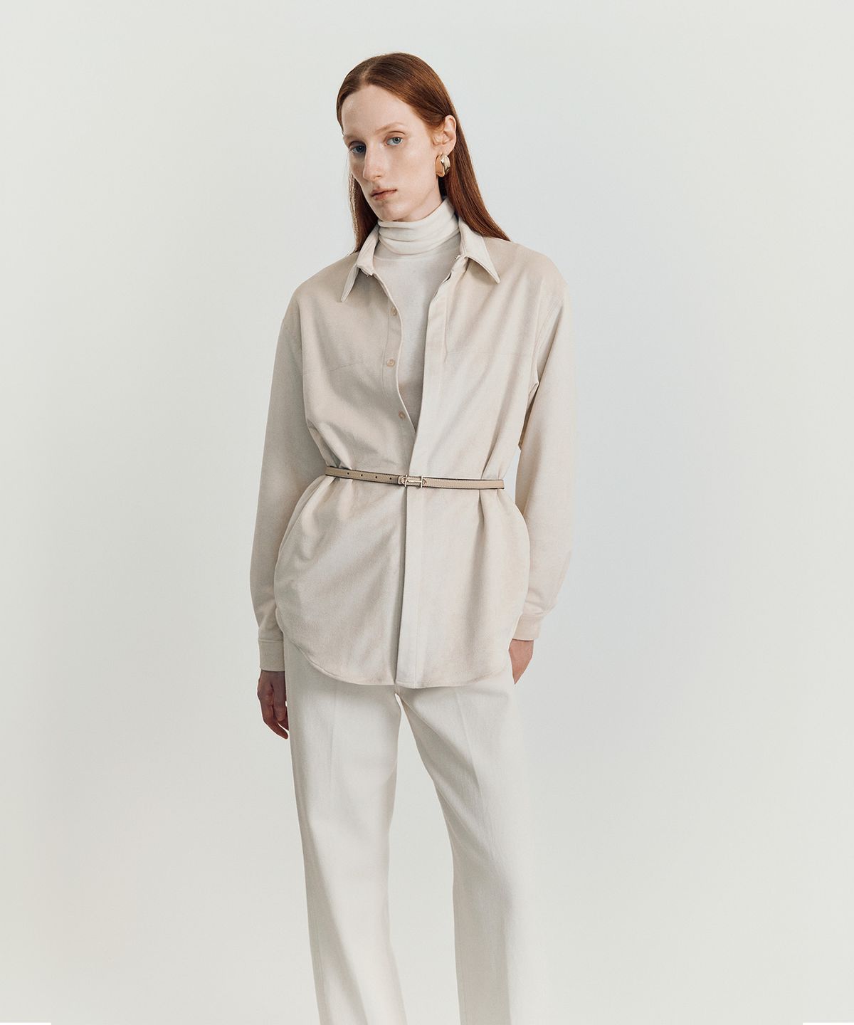 메이버유(MAYVERU) Geta Suede Jacket _ Cream