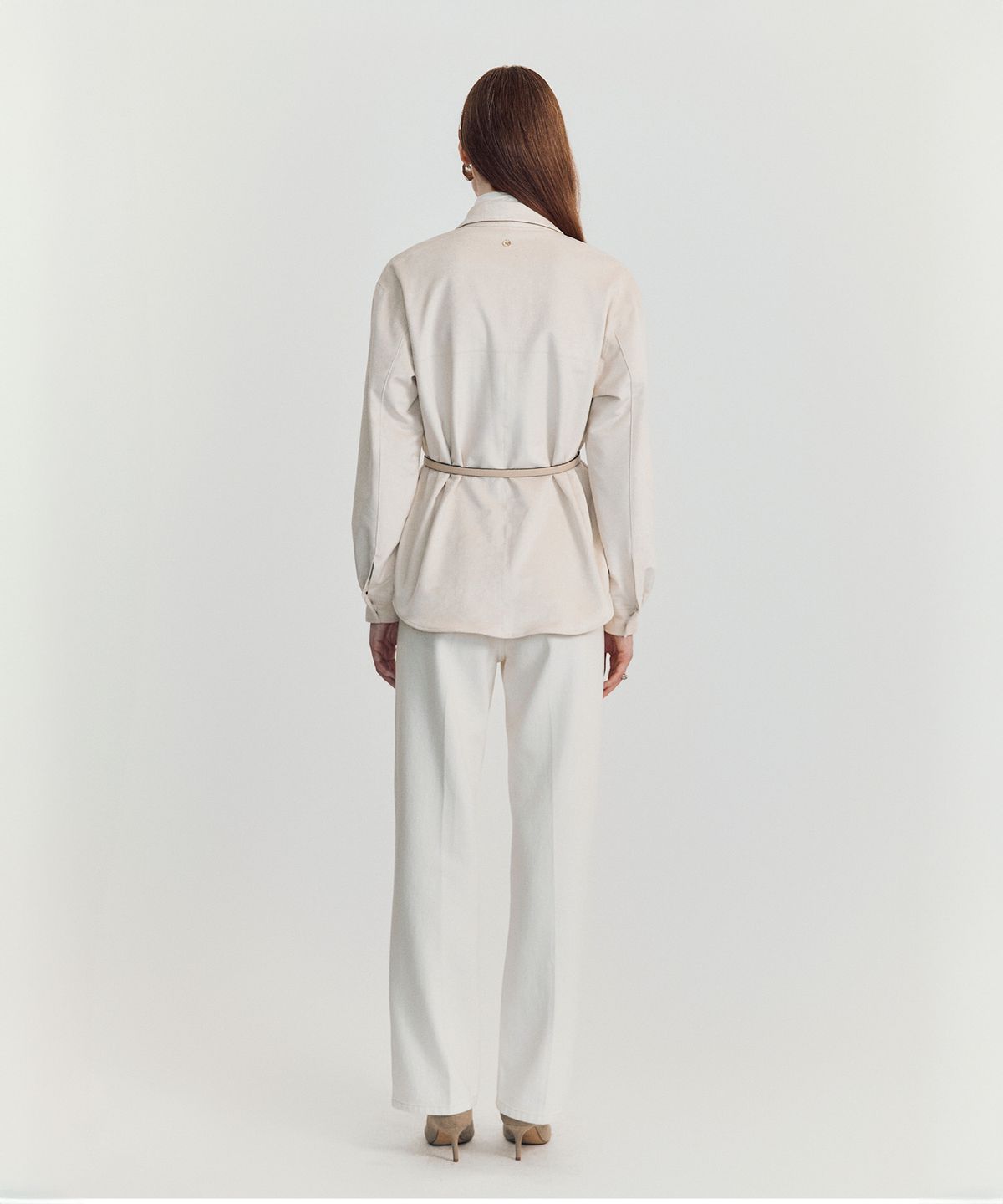 메이버유(MAYVERU) Geta Suede Jacket _ Cream