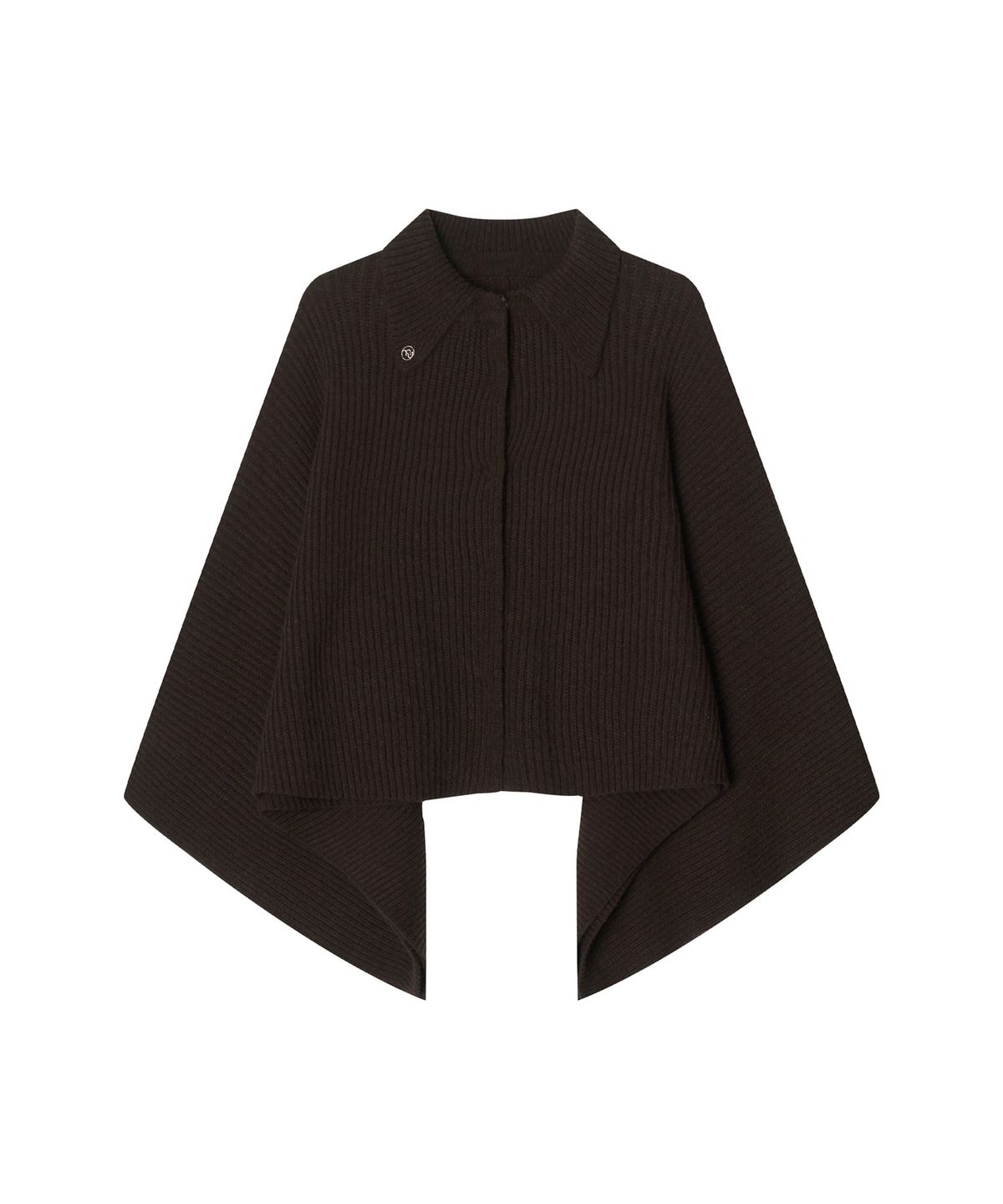 메이버유(MAYVERU) Roddie Cape Knit jacket _ Brown