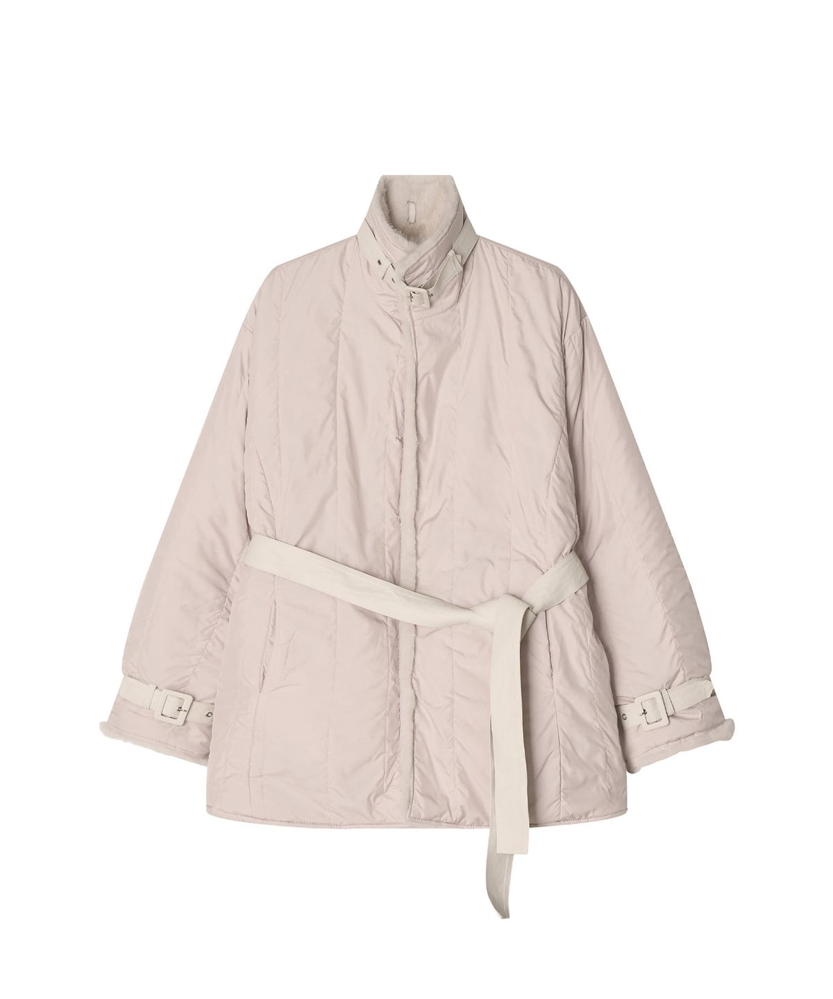 메이버유(MAYVERU) Sicilian reversible fur jacket _ Ivory