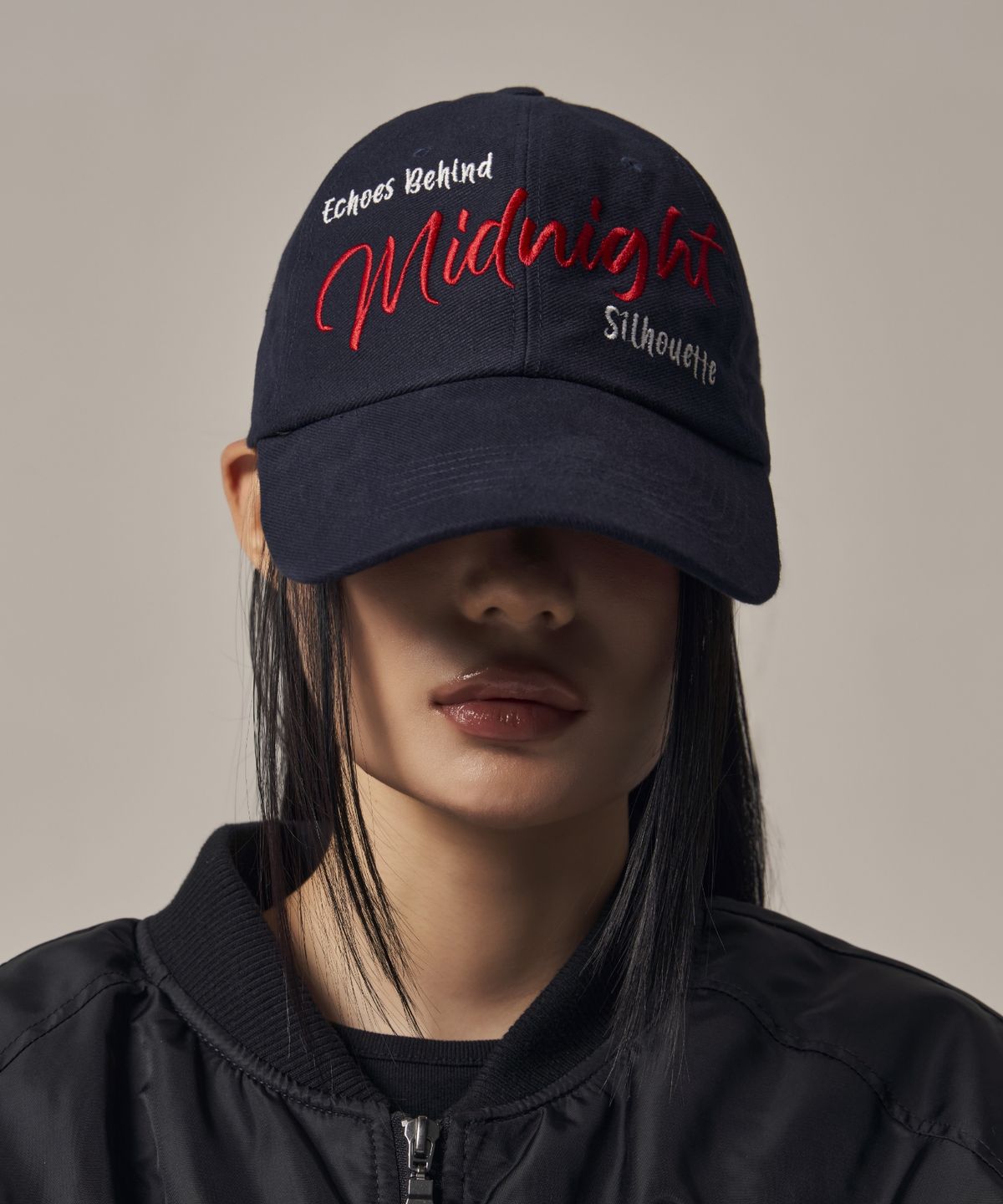 아이돈워너셀(IDWS) Midnight Twist Maxi Cap Navy