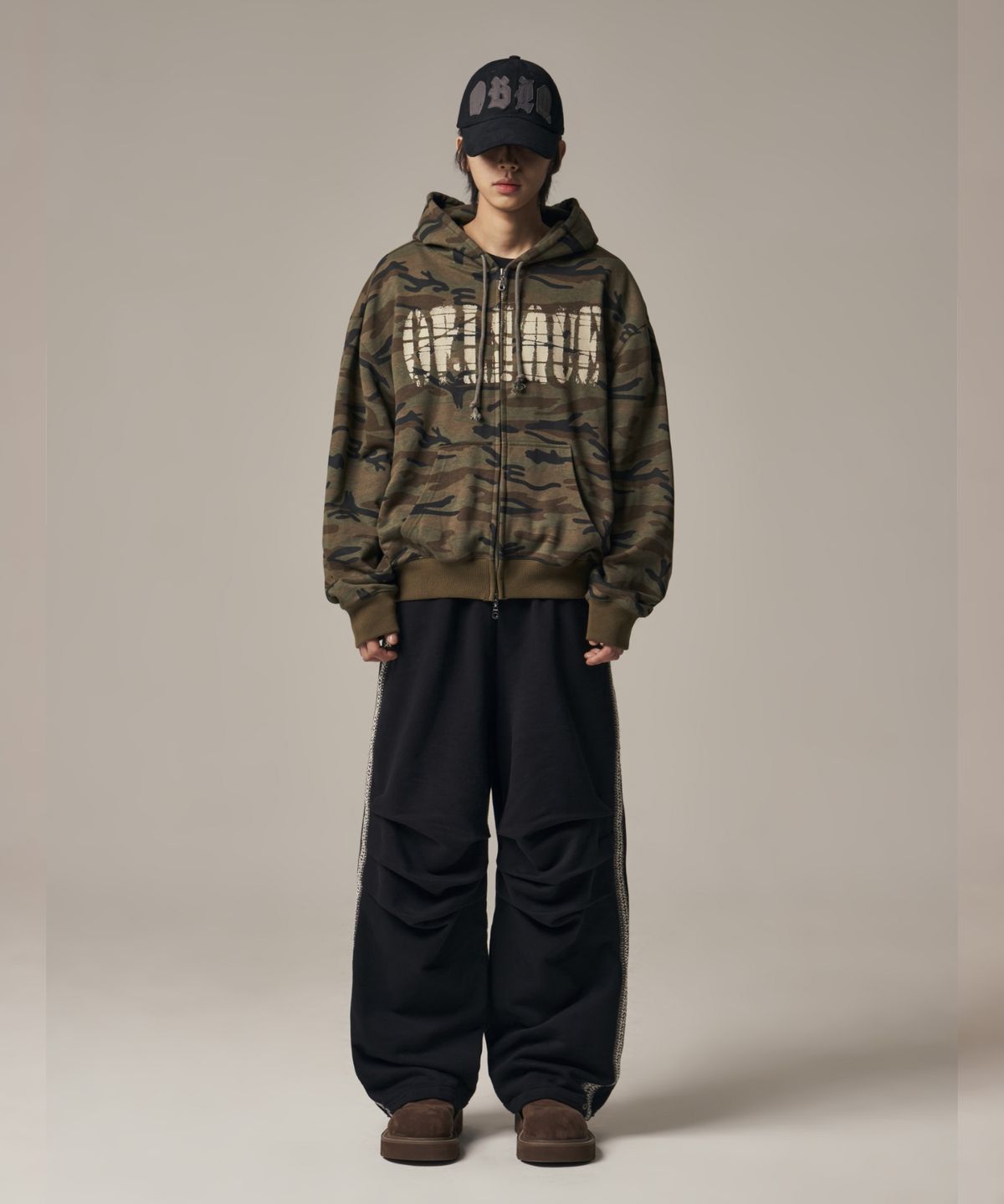 아이돈워너셀(IDWS) Hertz Track Line Pants Black