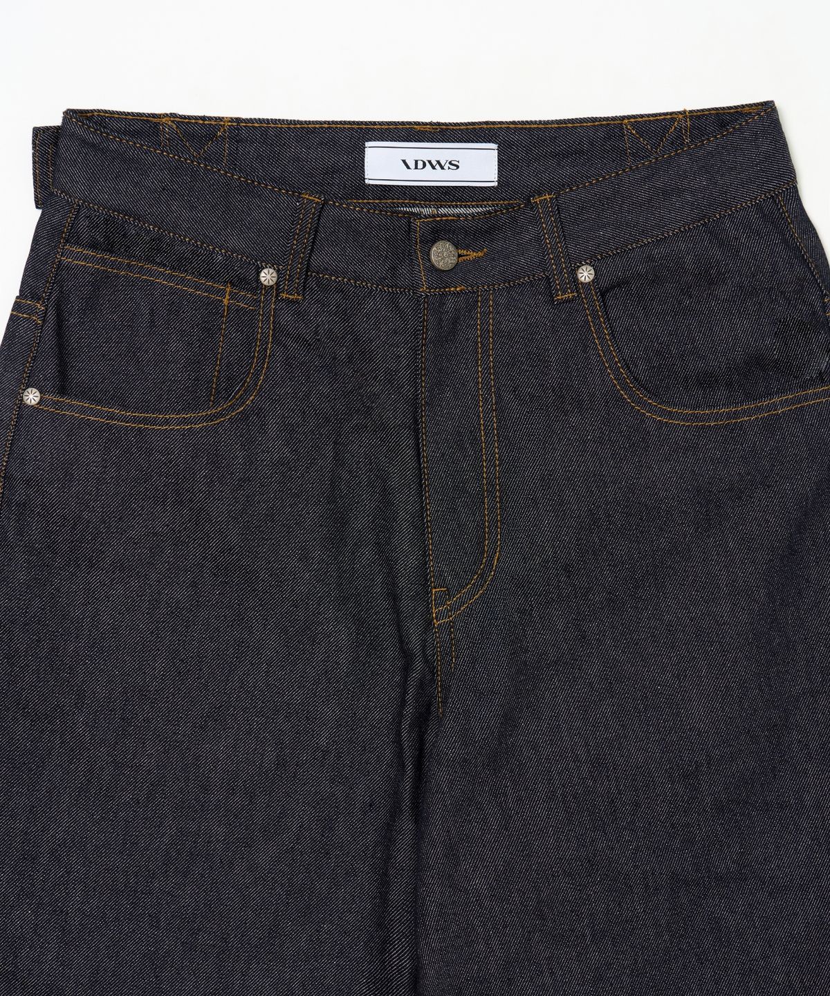 아이돈워너셀(IDWS) Bolly Roll Up Raw Denim Pants Indigo