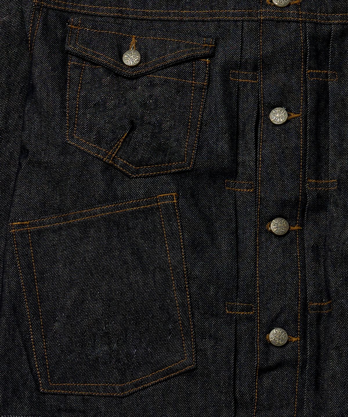 아이돈워너셀(IDWS) Bolly Raw Denim Jacket Indigo