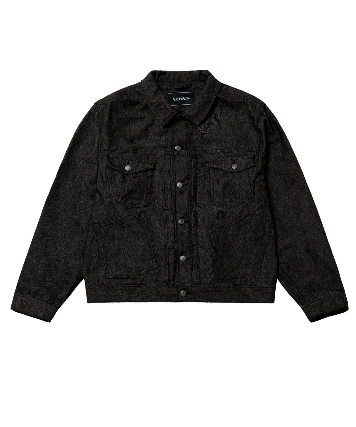 아이돈워너셀(IDWS) Bolly Raw Denim Jacket Black