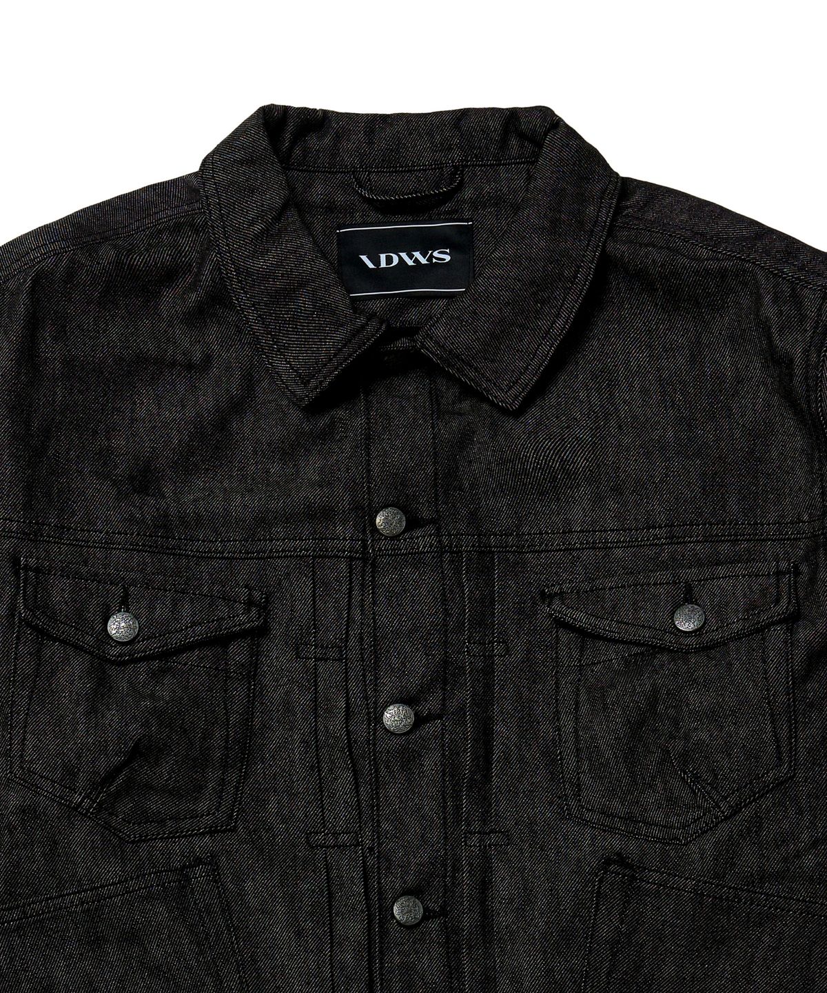 아이돈워너셀(IDWS) Bolly Raw Denim Jacket Black