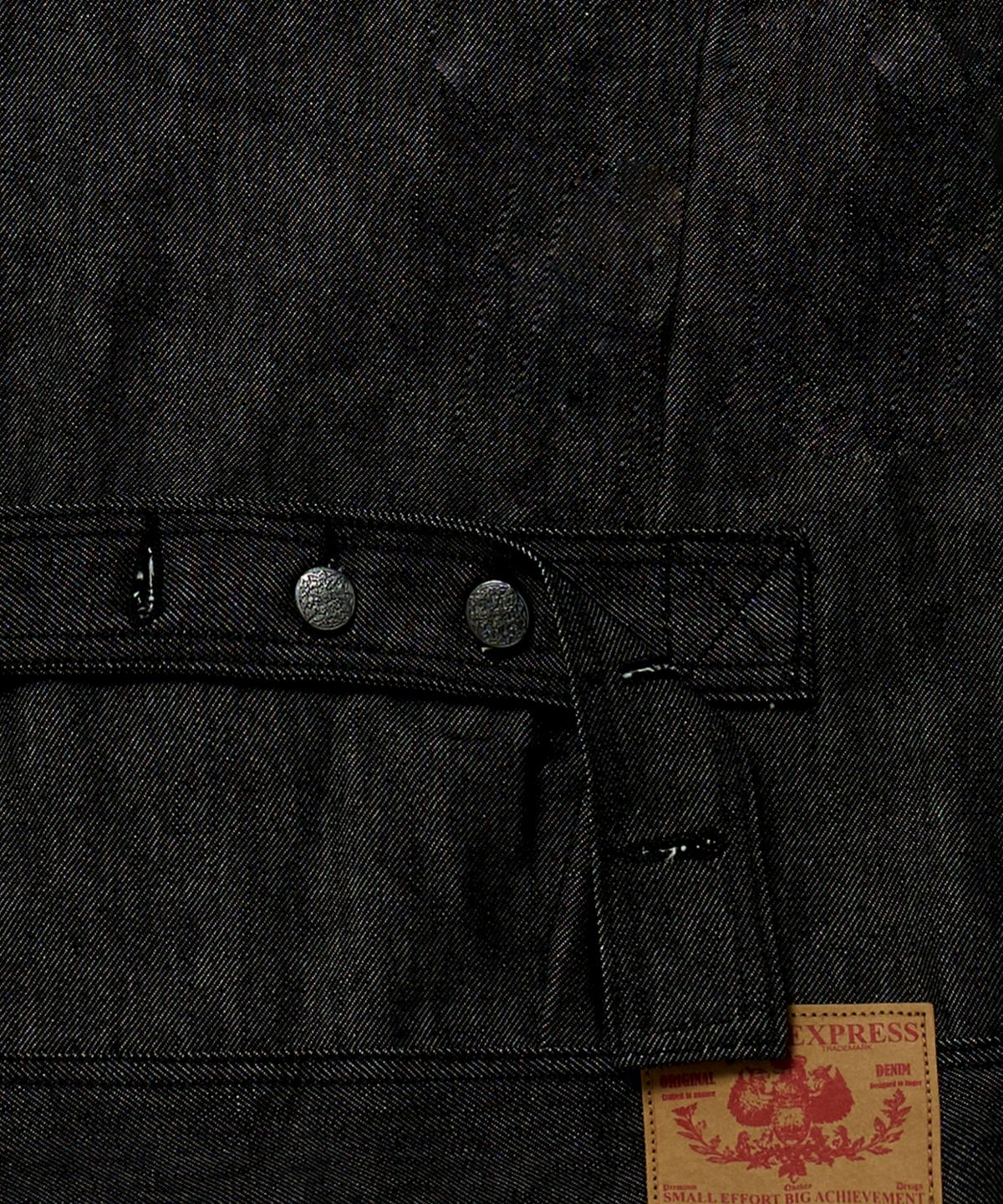 아이돈워너셀(IDWS) Bolly Raw Denim Jacket Black