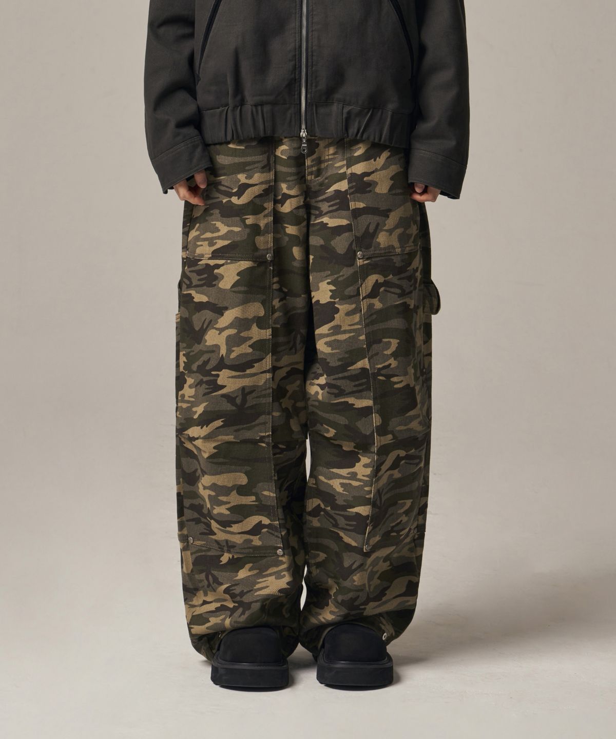 아이돈워너셀(IDWS) Oblique Print Pants Light Multi