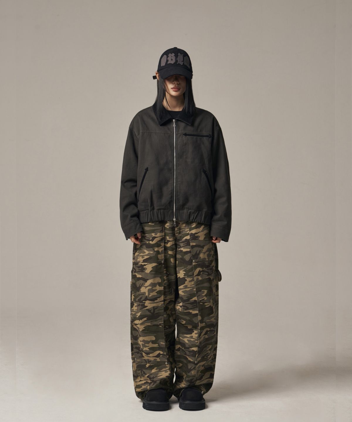 아이돈워너셀(IDWS) Oblique Print Pants Light Multi