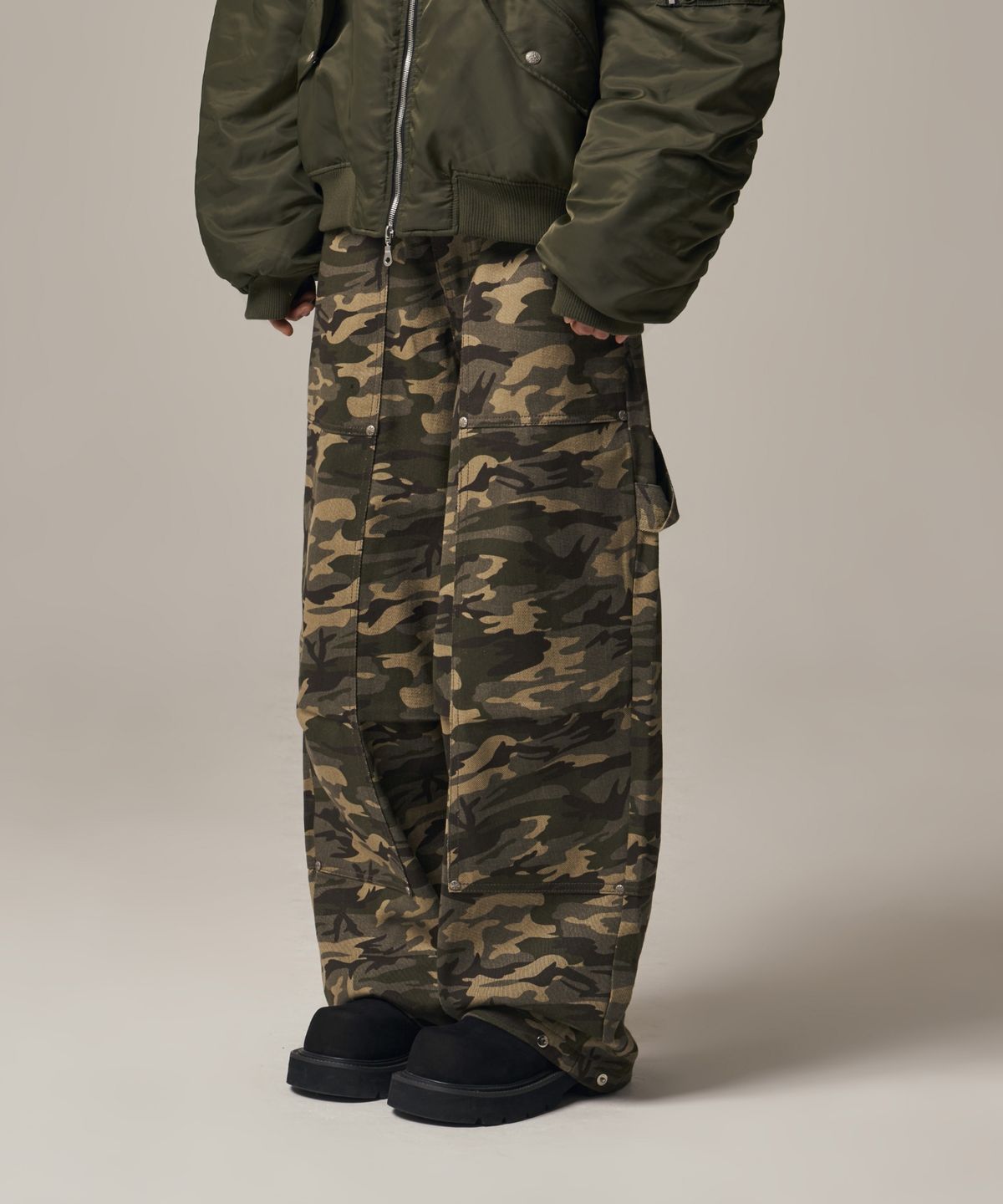 아이돈워너셀(IDWS) Oblique Print Pants Light Multi