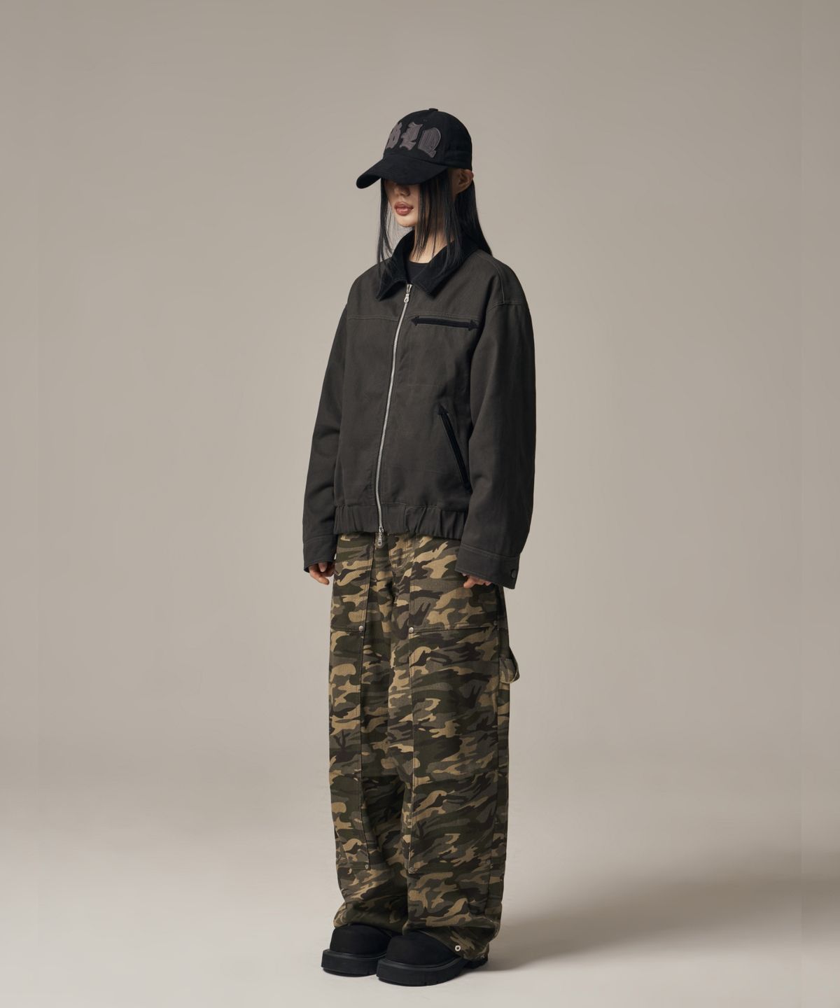 아이돈워너셀(IDWS) Oblique Print Pants Light Multi