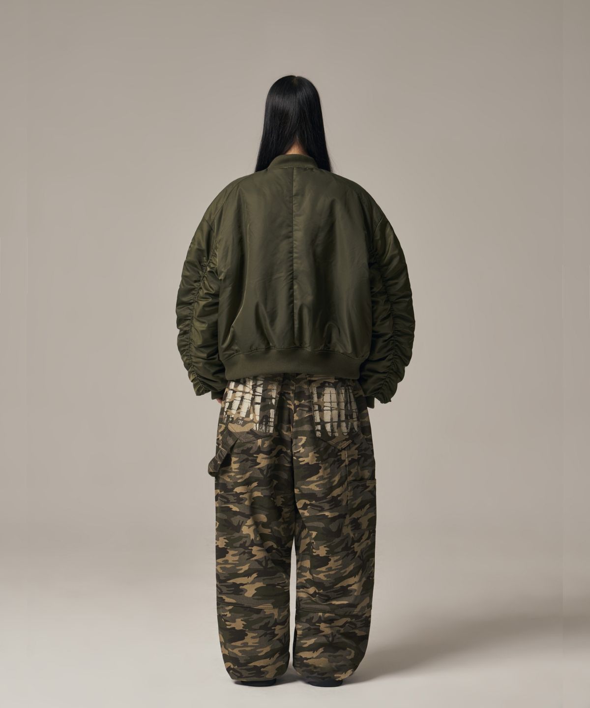 아이돈워너셀(IDWS) Oblique Print Pants Light Multi