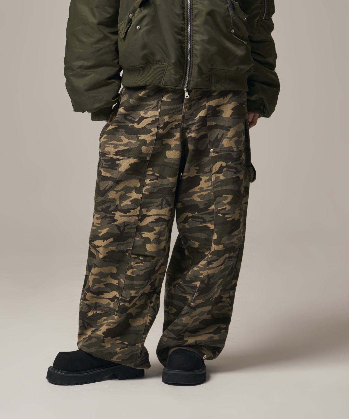 아이돈워너셀(IDWS) Oblique Print Pants Light Multi