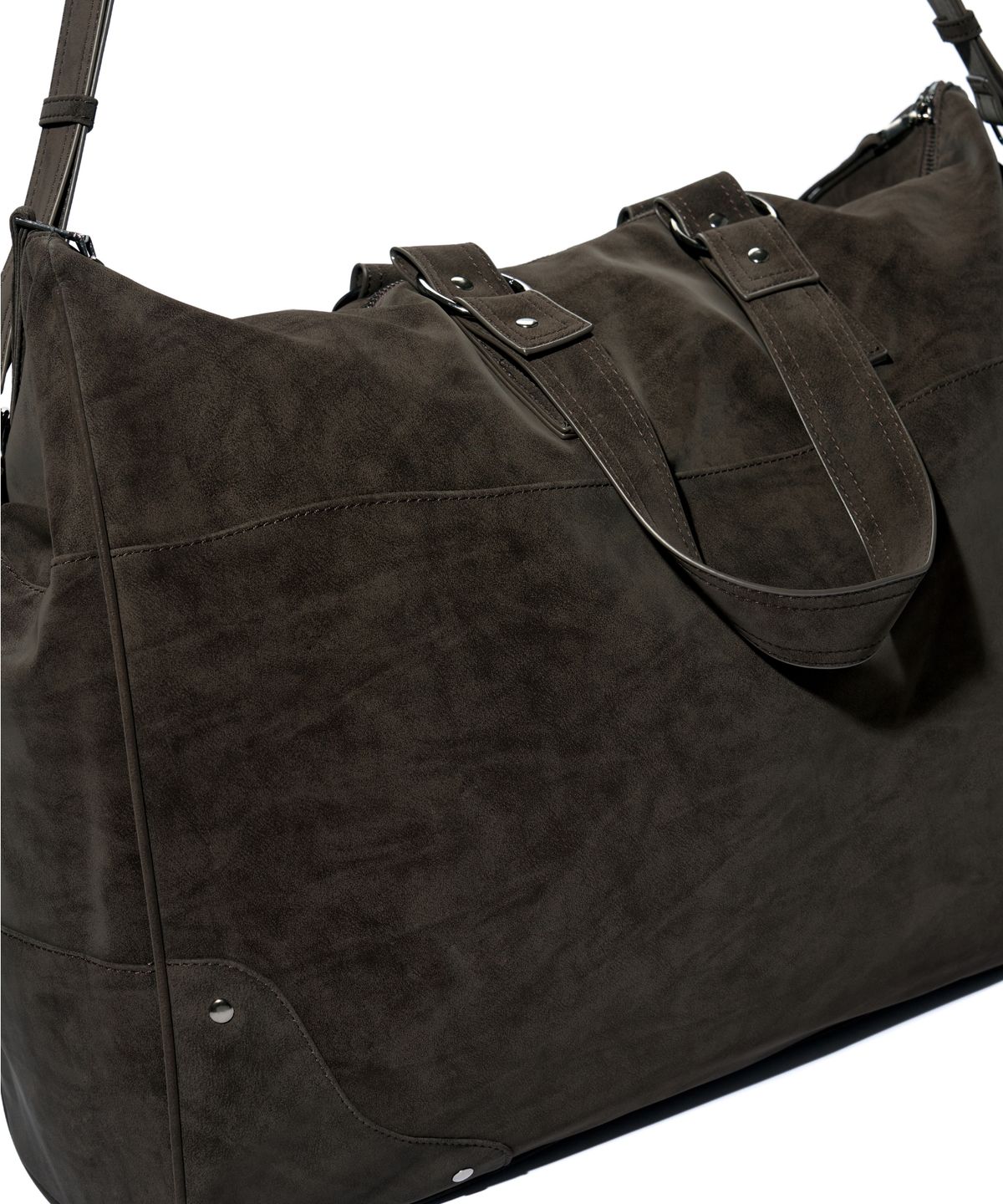 아이돈워너셀(IDWS) Mega Coil Boston Bag Brown