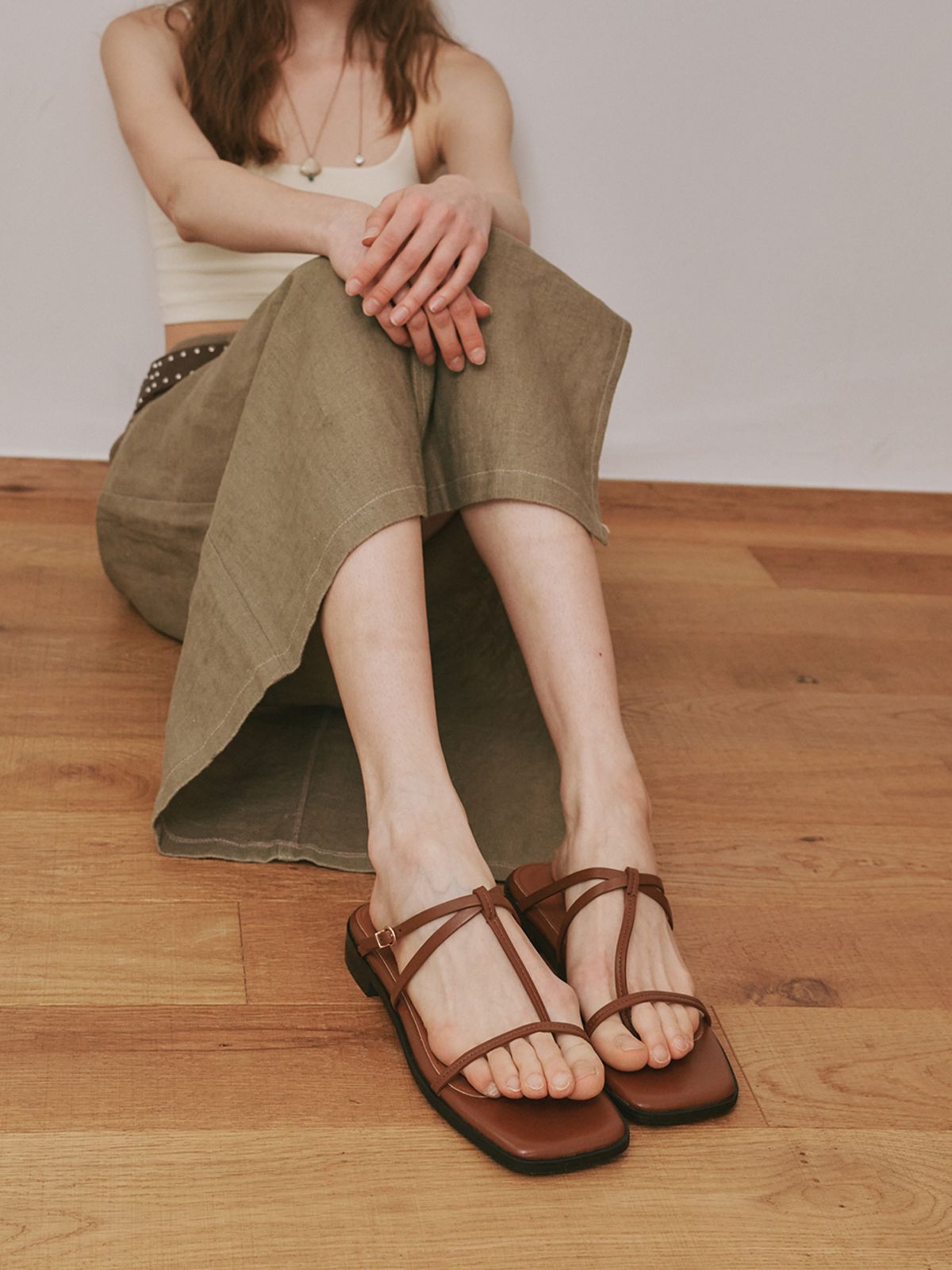 메티에(METIER) me1004 Canna basic strap filflap 칸나 베이직 스트랩 쪼리 슬리퍼_2color