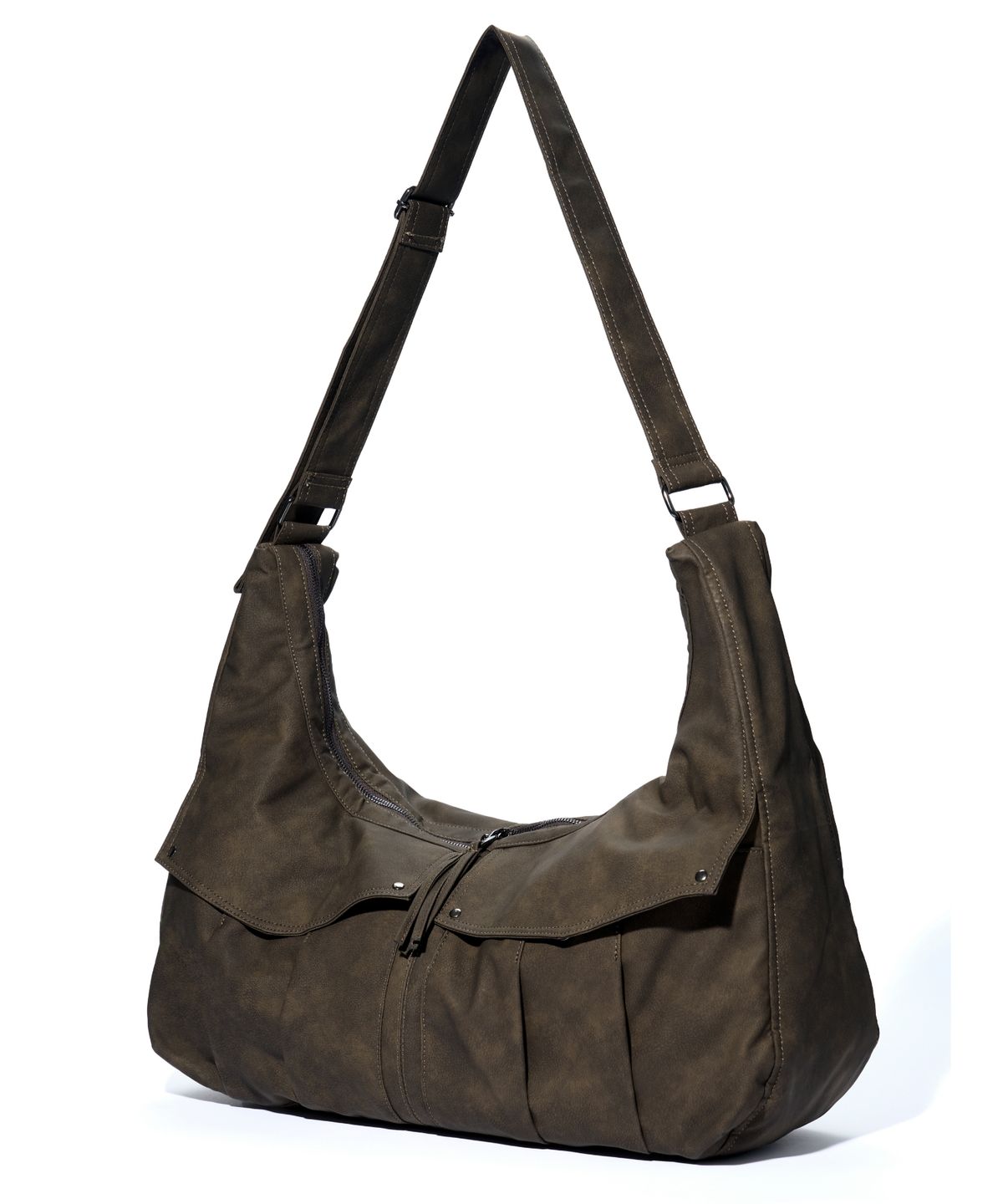 아이돈워너셀(IDWS) Mega Loop Hobo Bag Brown