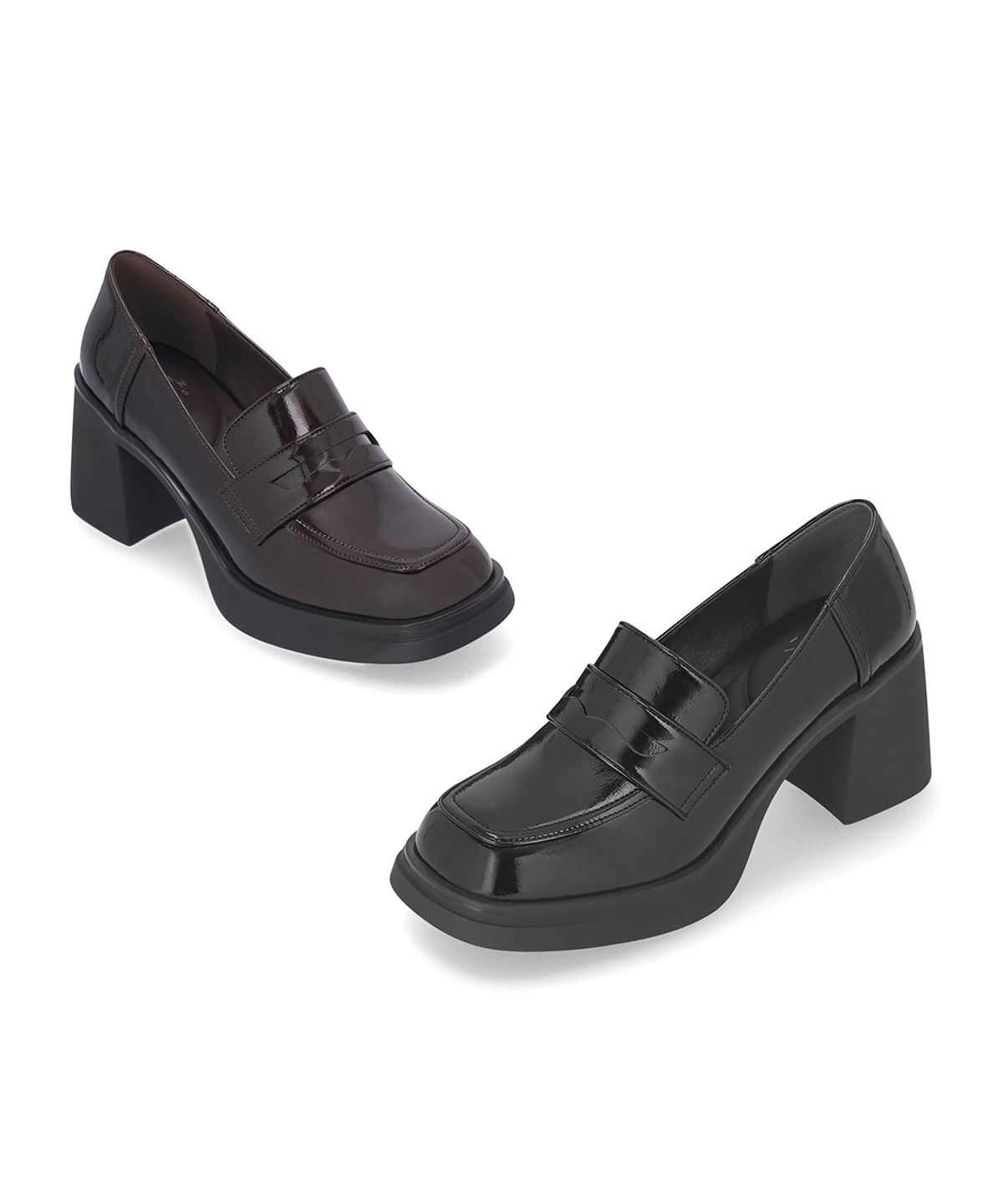 엘칸토(ELCANTO) 인텐스 여성 플랫폼 페니 로퍼 7cm LCWD84I539