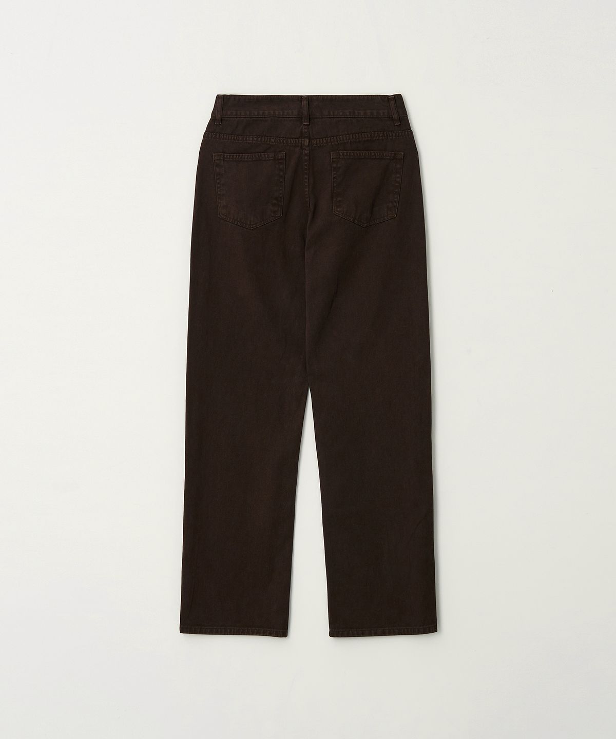 플로즈룸(FLAWSROOM) Deep Brown Straight Denim Pants