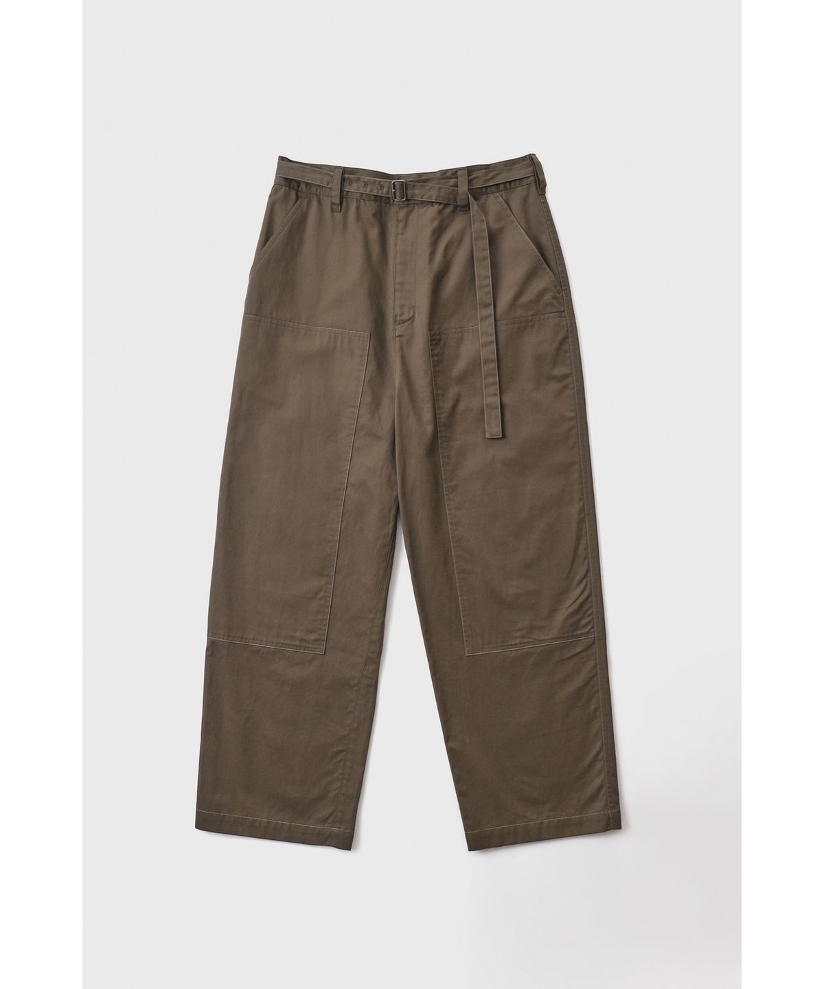 유스(YOUTH) Belted Work Pants - Olive