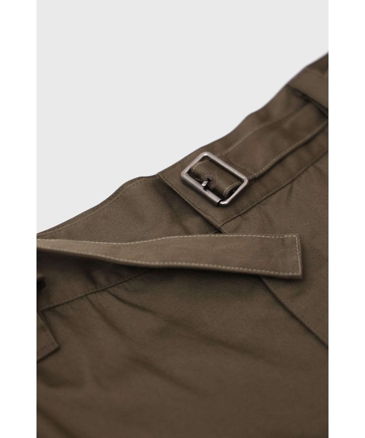 유스(YOUTH) Belted Work Pants - Olive