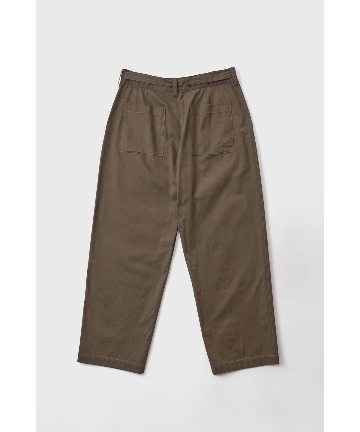유스(YOUTH) Belted Work Pants - Olive