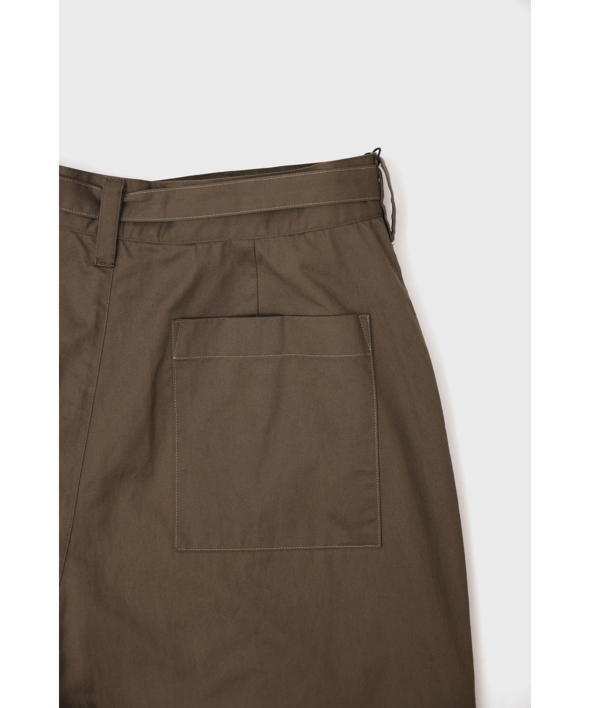 유스(YOUTH) Belted Work Pants - Olive