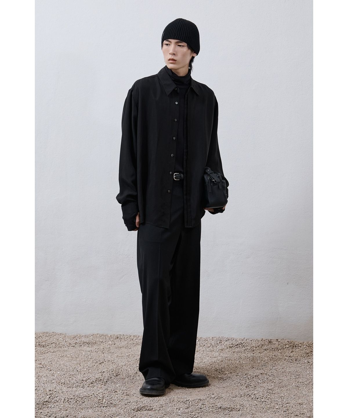 유스(YOUTH) Waist line Trousers - Black