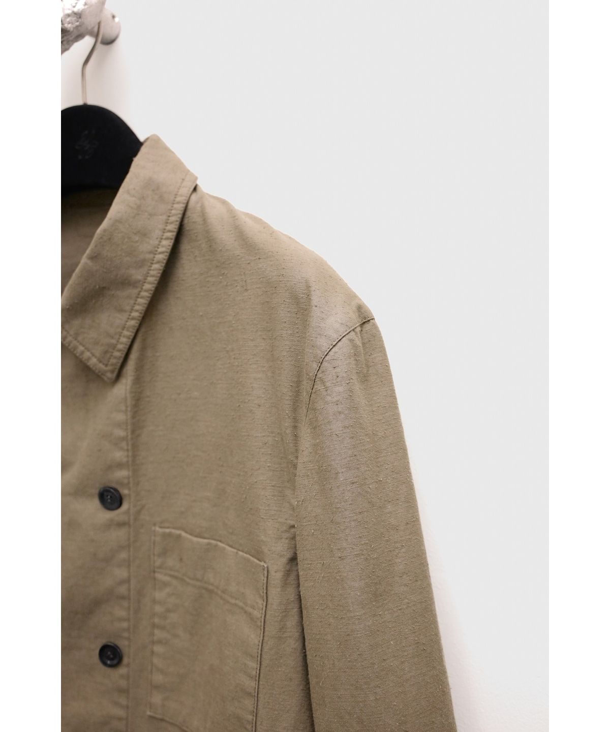 유스(YOUTH) Double Breasted French Work Jacket - Moss
