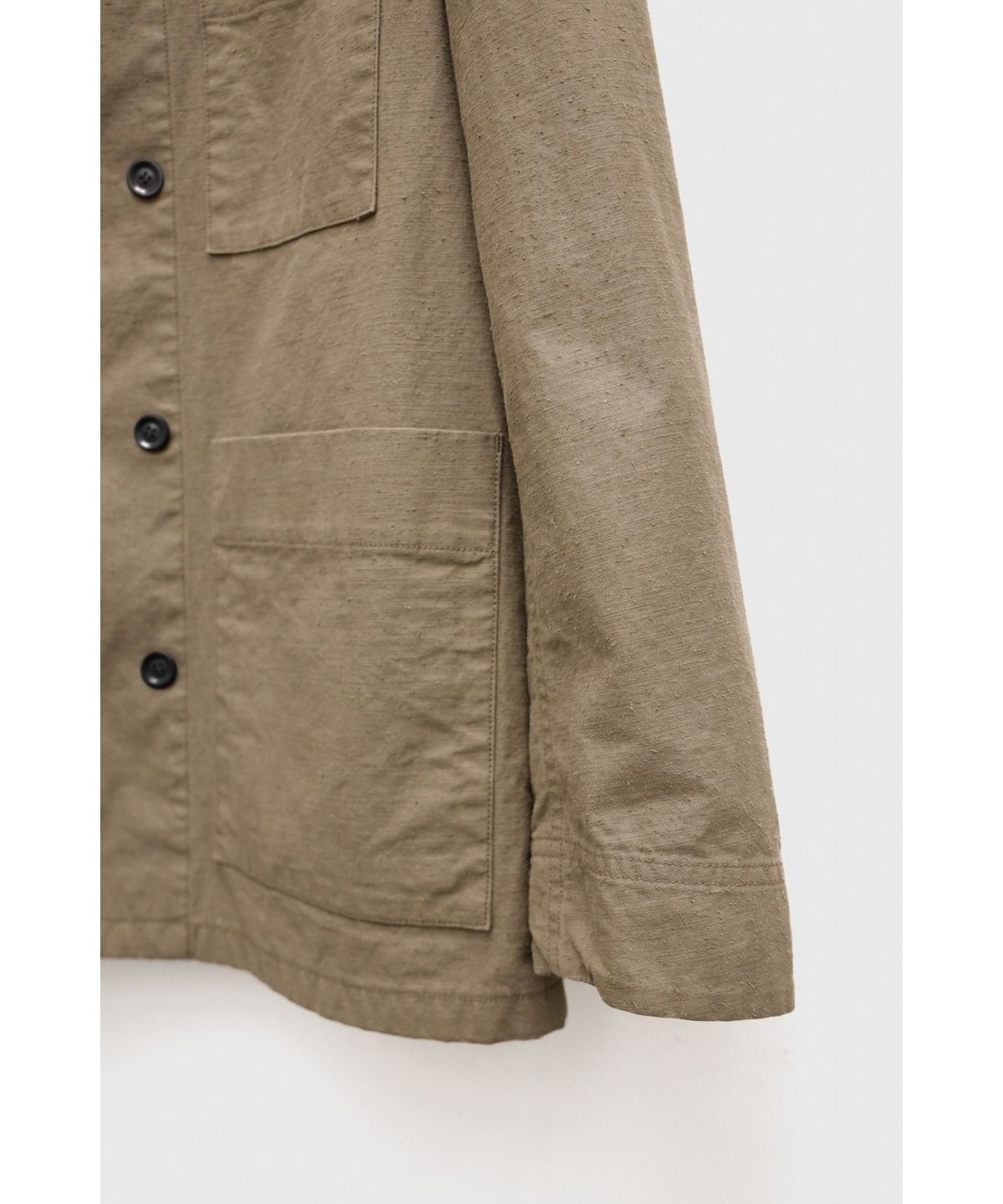 유스(YOUTH) Double Breasted French Work Jacket - Moss