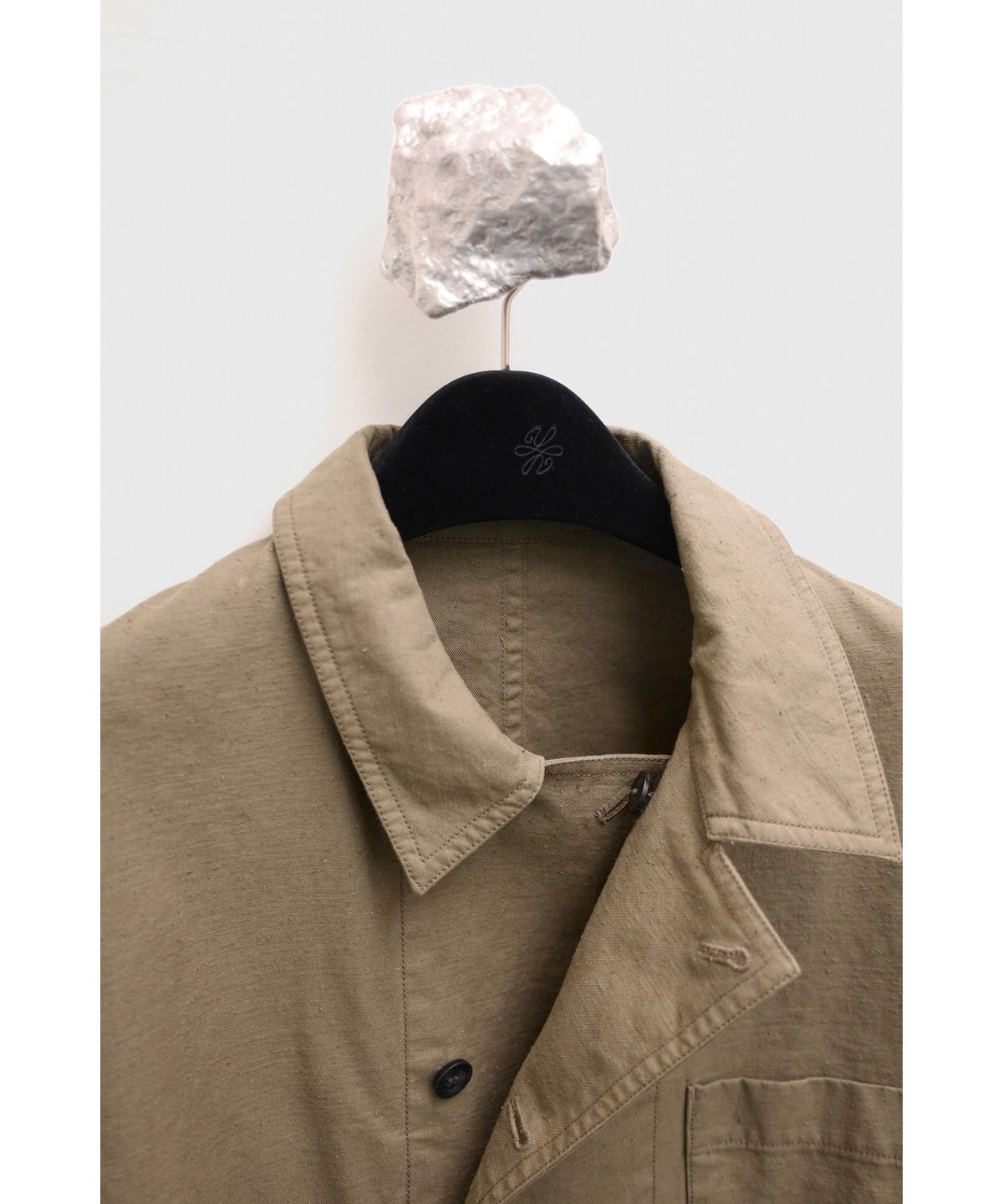 유스(YOUTH) Double Breasted French Work Jacket - Moss