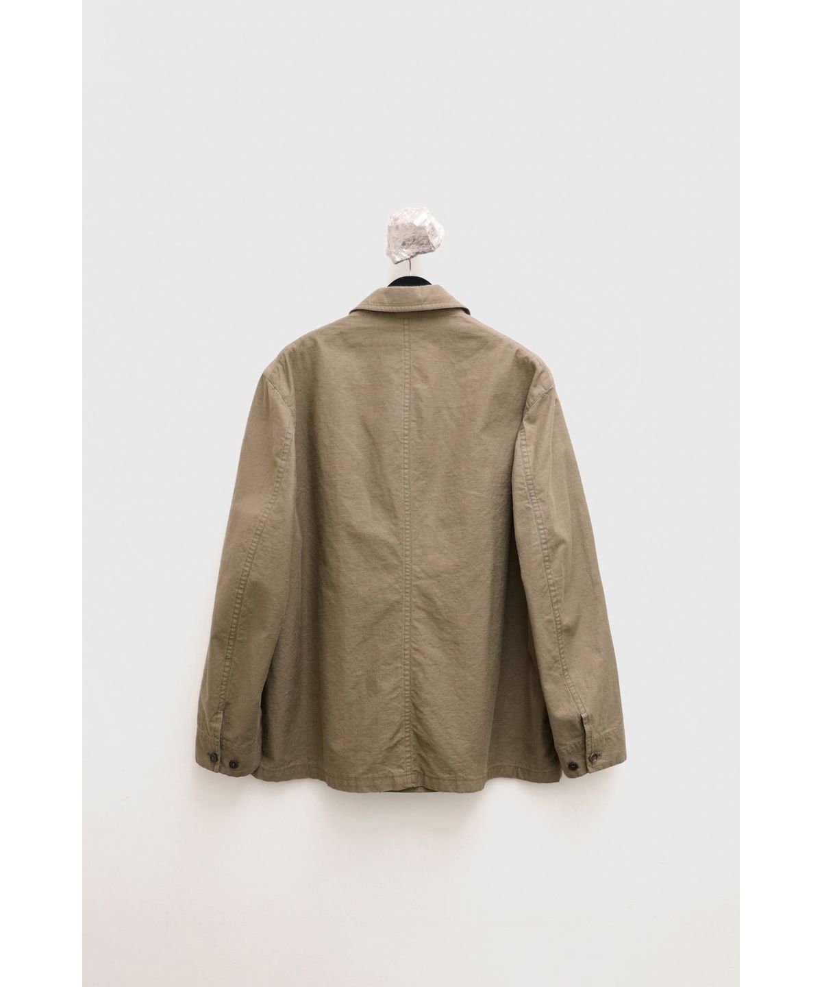 유스(YOUTH) Double Breasted French Work Jacket - Moss