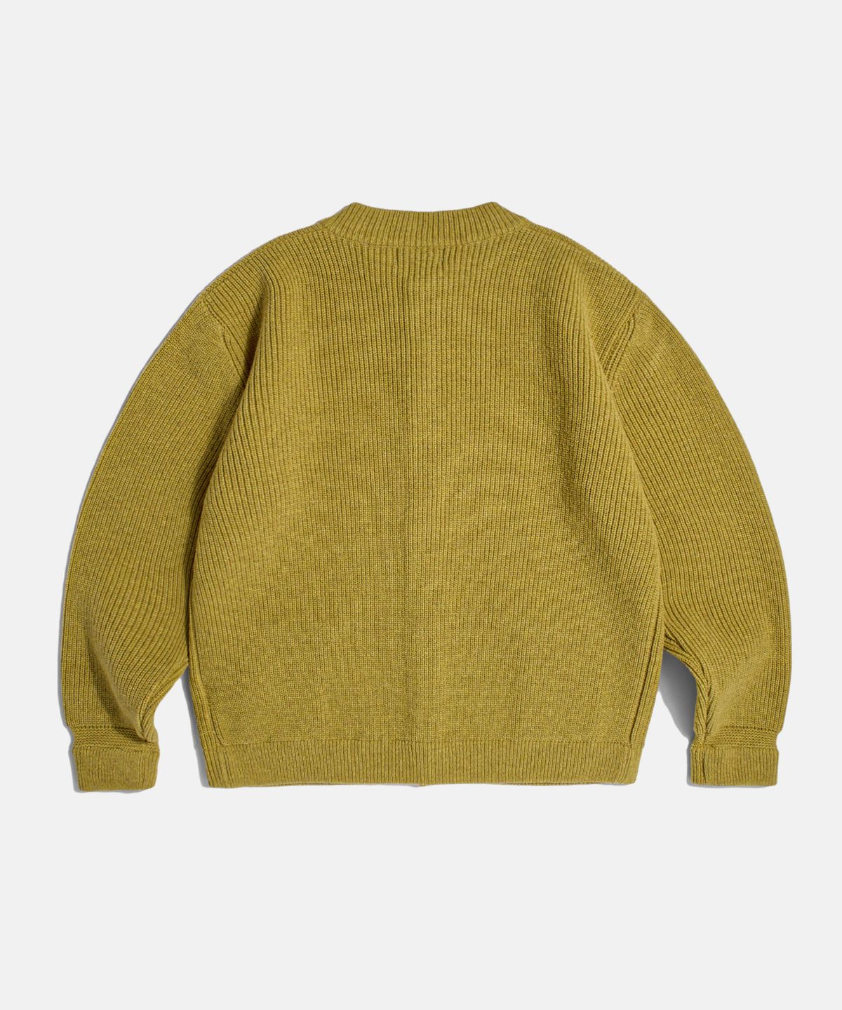 에스피오나지(ESPIONAGE) Miller Heavyweight Cardigan Mustard