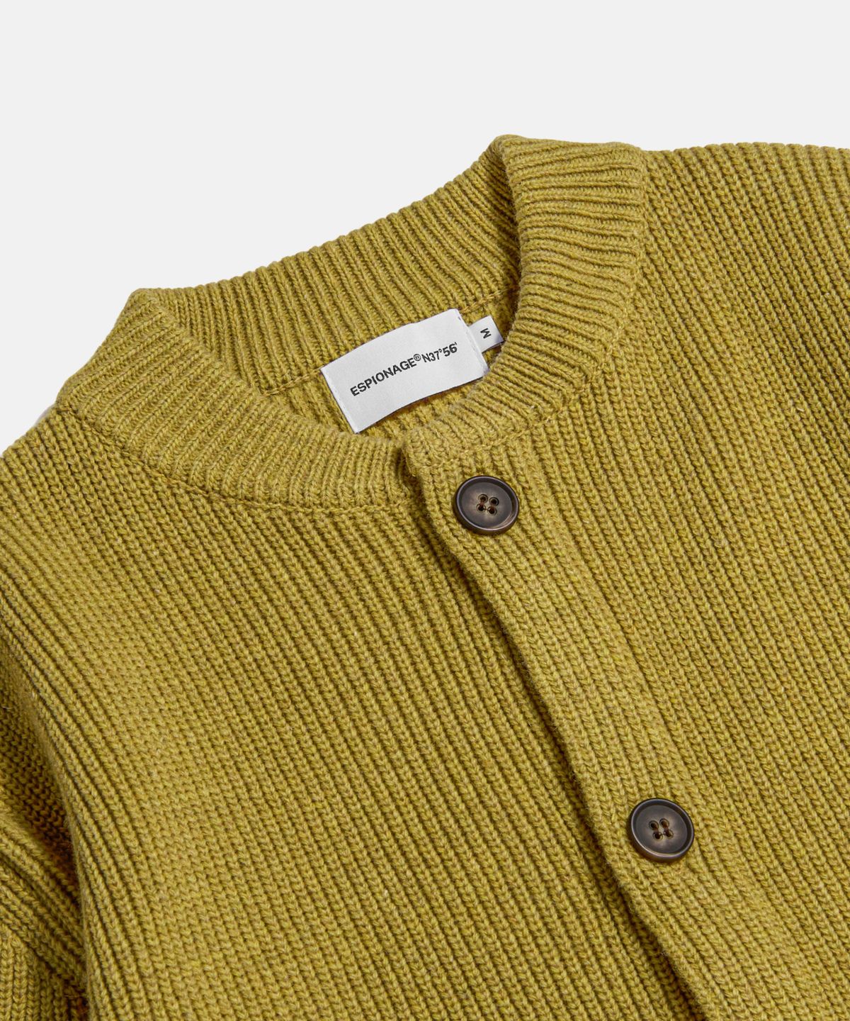 에스피오나지(ESPIONAGE) Miller Heavyweight Cardigan Mustard